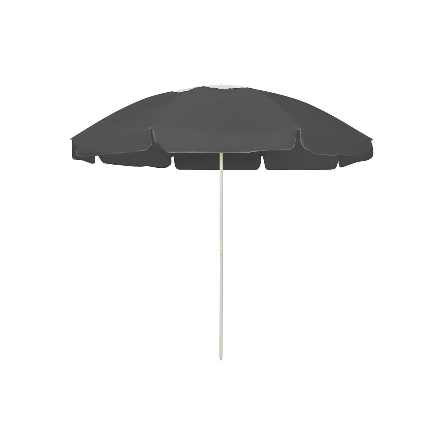 Parasol de plage anthracite 240 cm