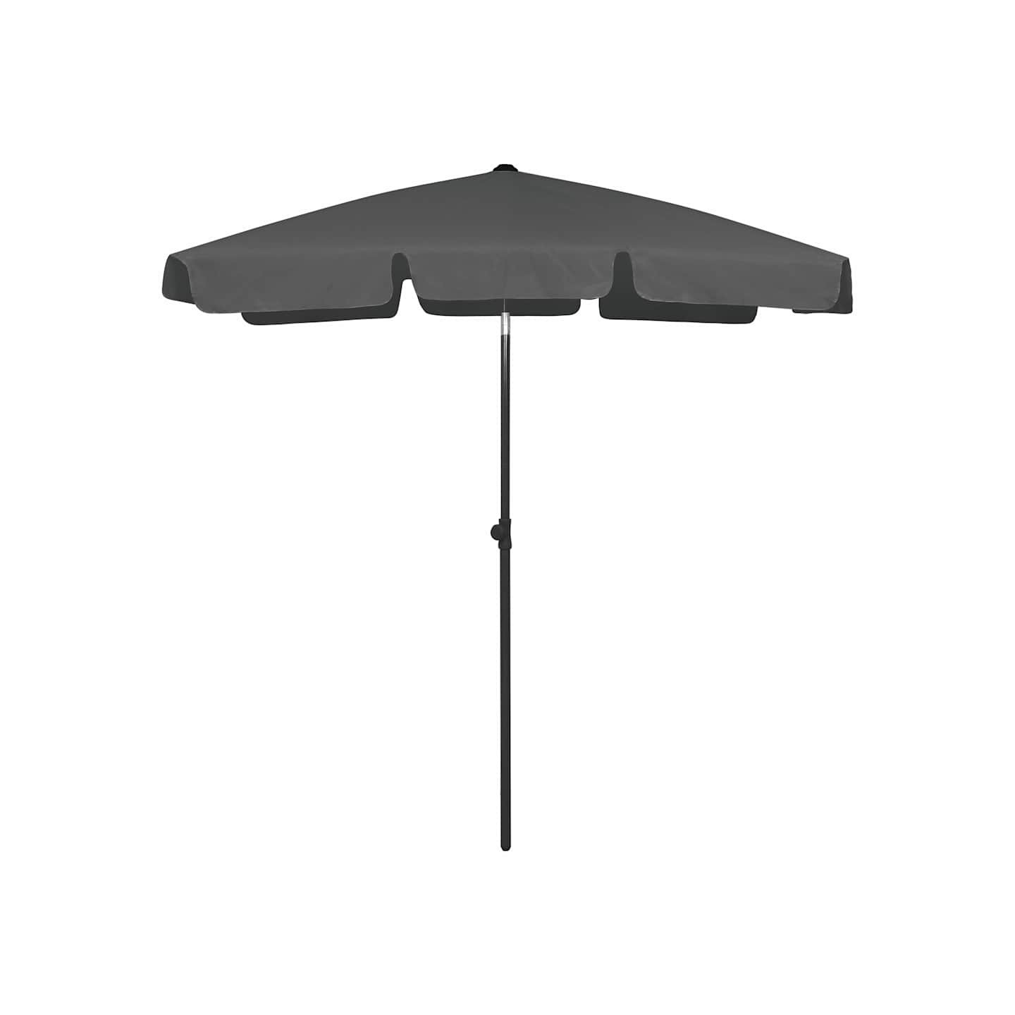 Parasol de plage anthracite 180x120 cm