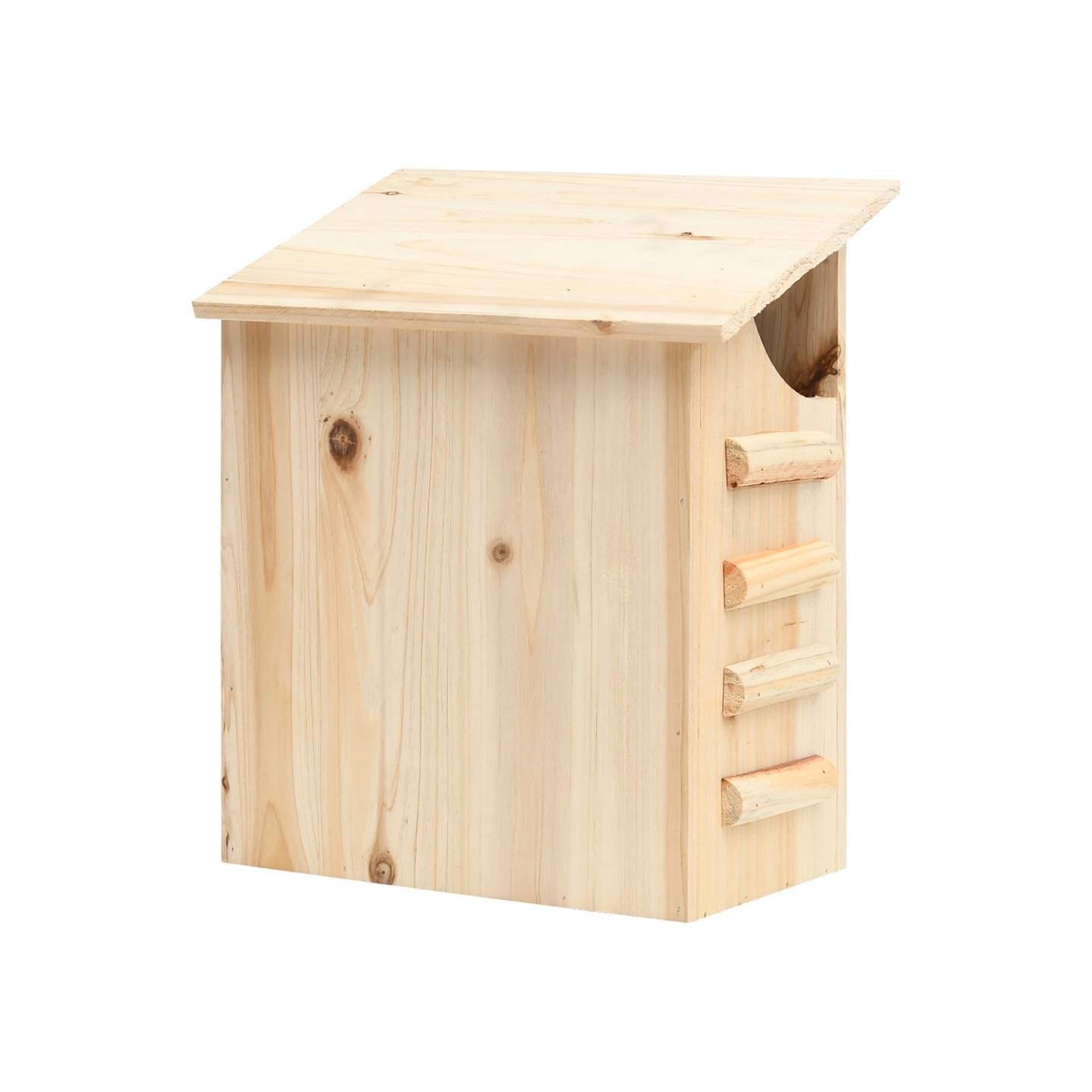Maison pou chauve-souris Bois de sapin massif 30x20x38 cm