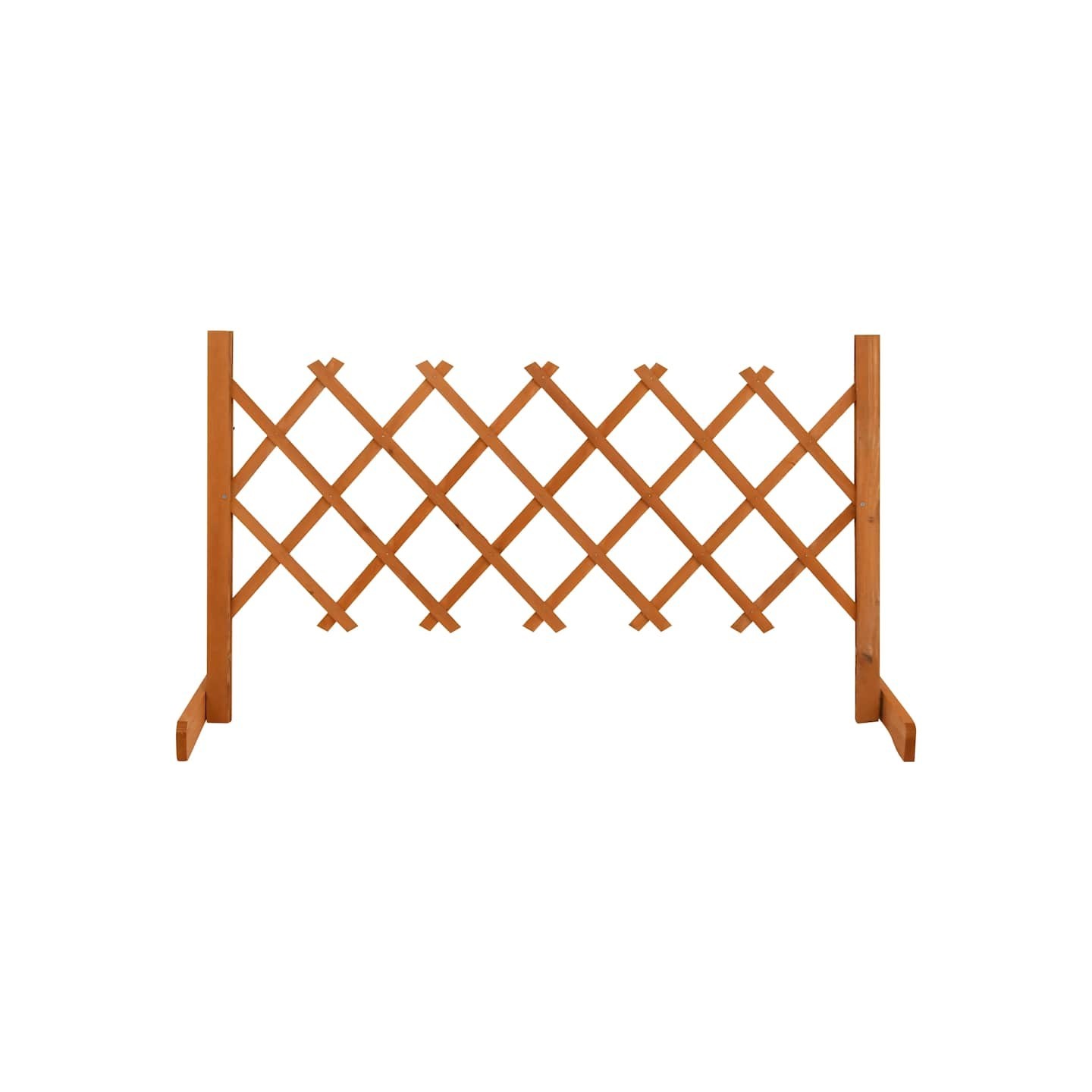 Clôture en treillis de jardin Orange 120x60 cm Bois de sapin
