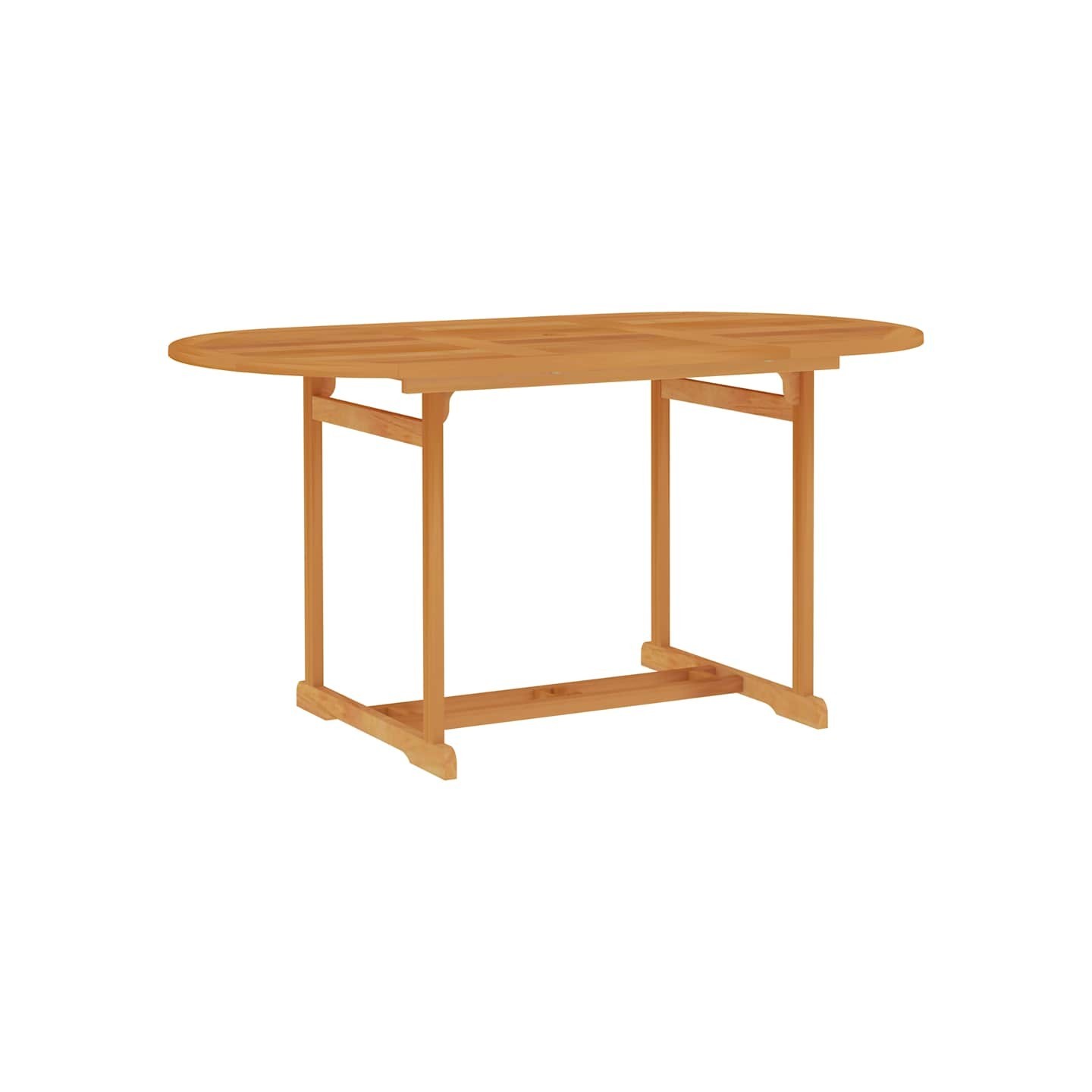 Table de jardin 150x90x75 cm Bois de teck massif
