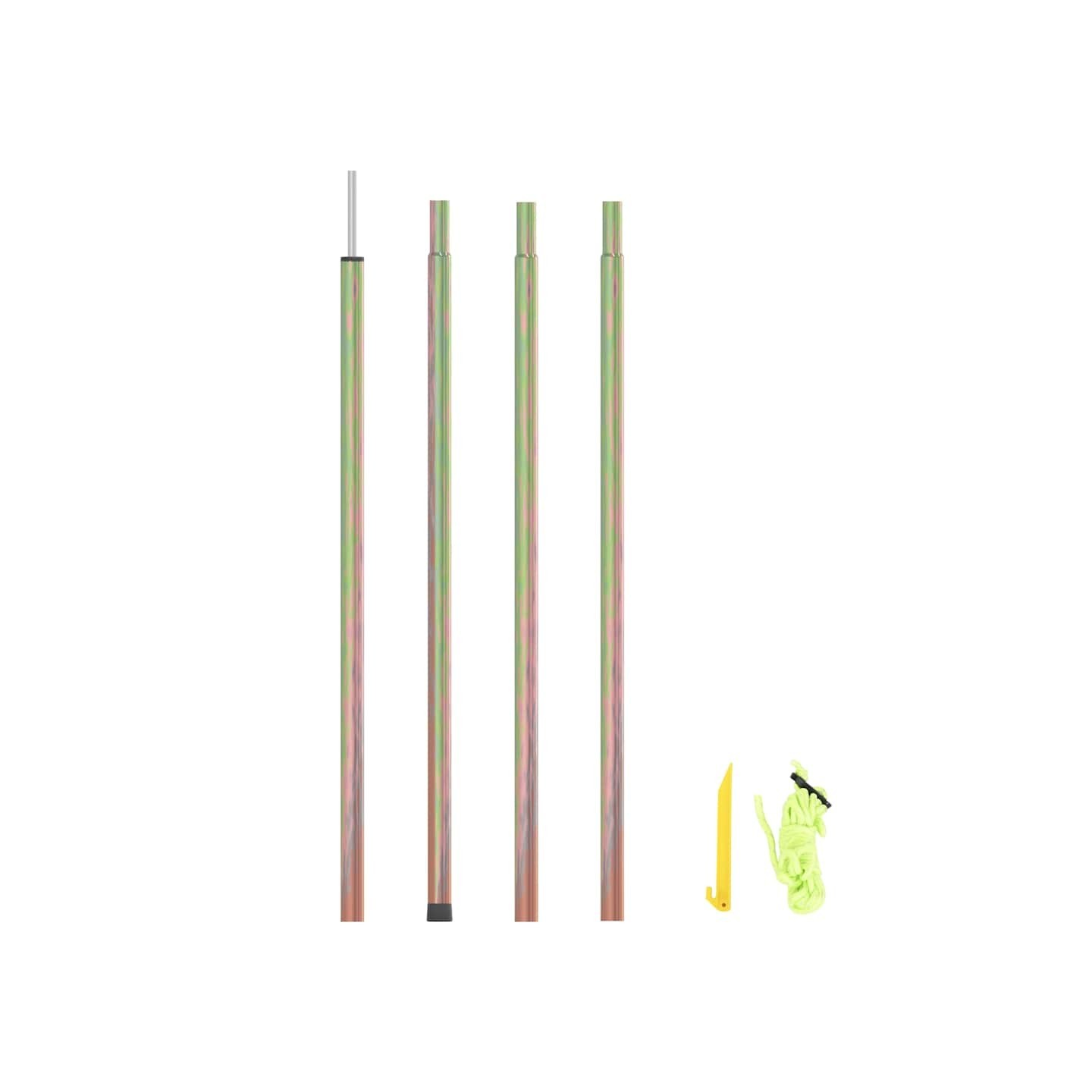 Mât de parasol 200 cm Acier galvanisé