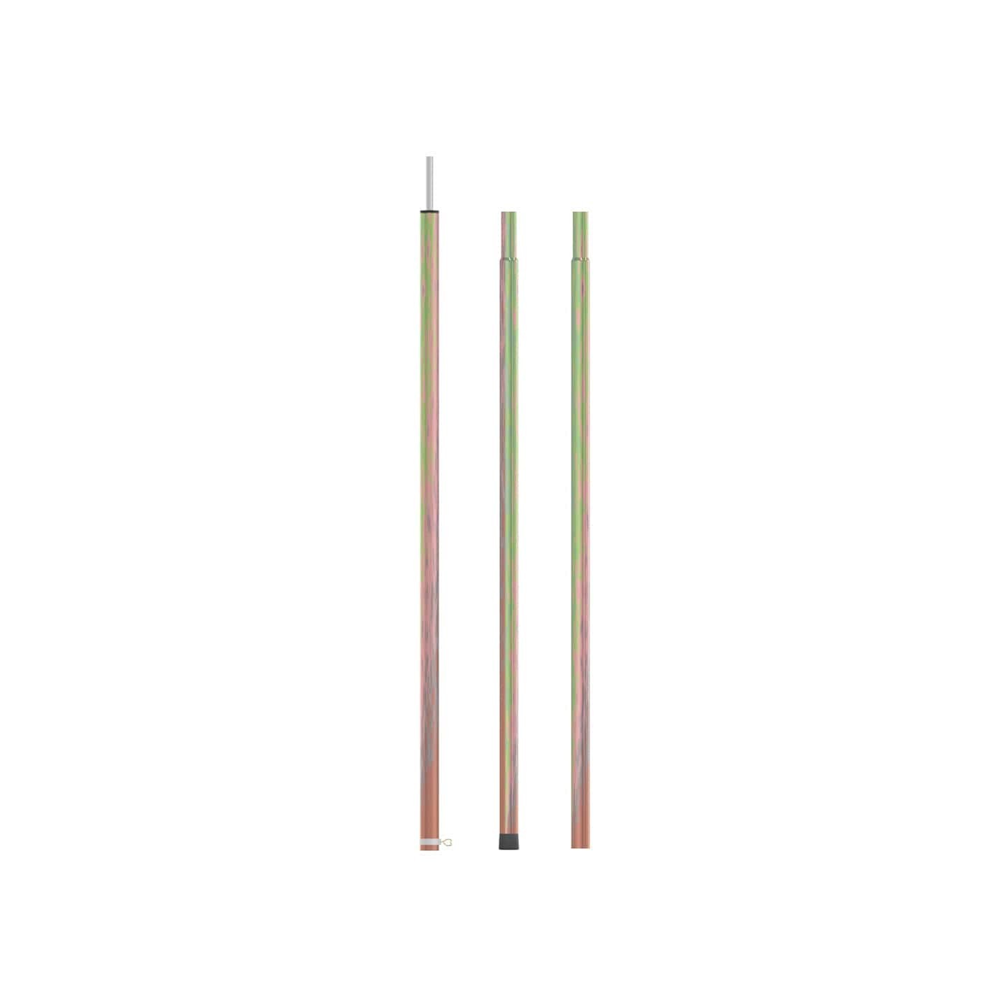 Mât de tente télescopique longueur 170-255 cm acier galvanisé