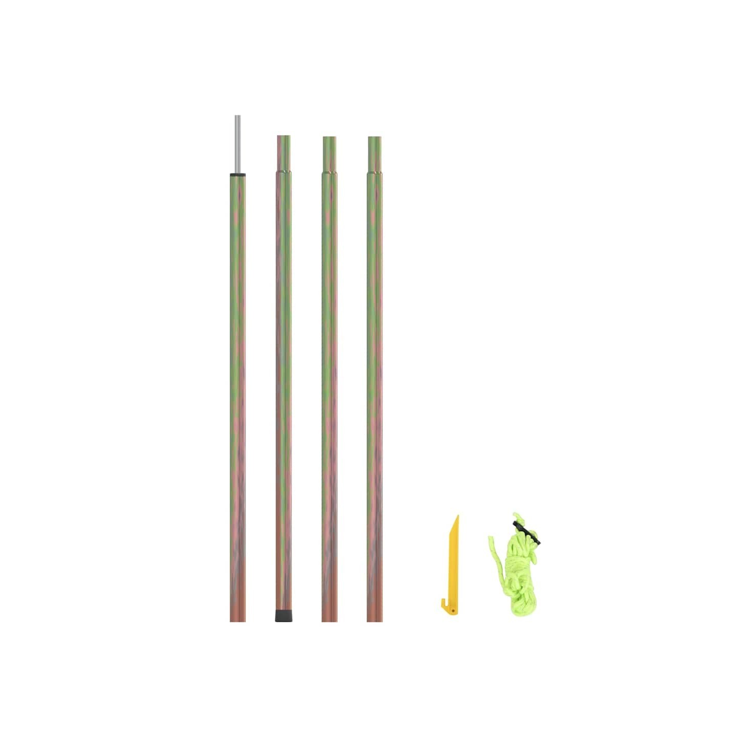 Mât de parasol 250 cm Acier galvanisé