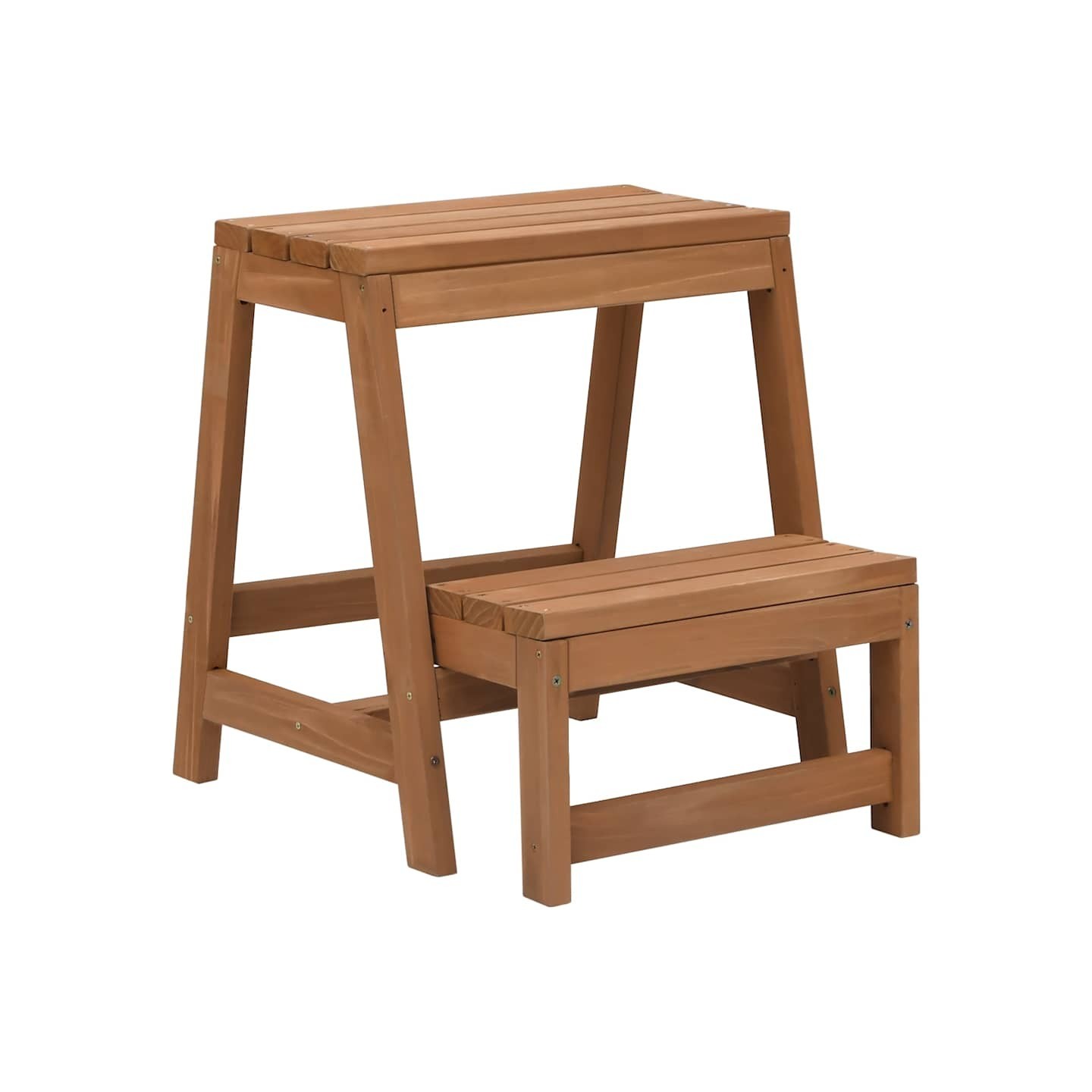 Escabeau pliable Bois de sapin massif