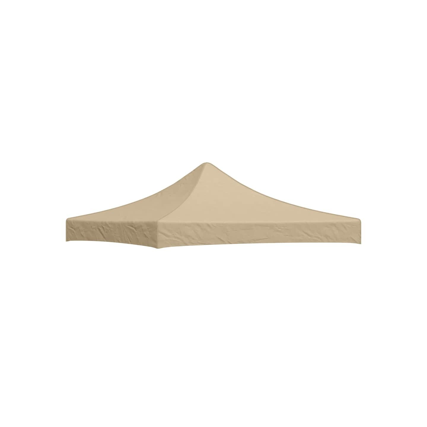 Toit de tente de réception 3x3 m Beige 270 g/m²
