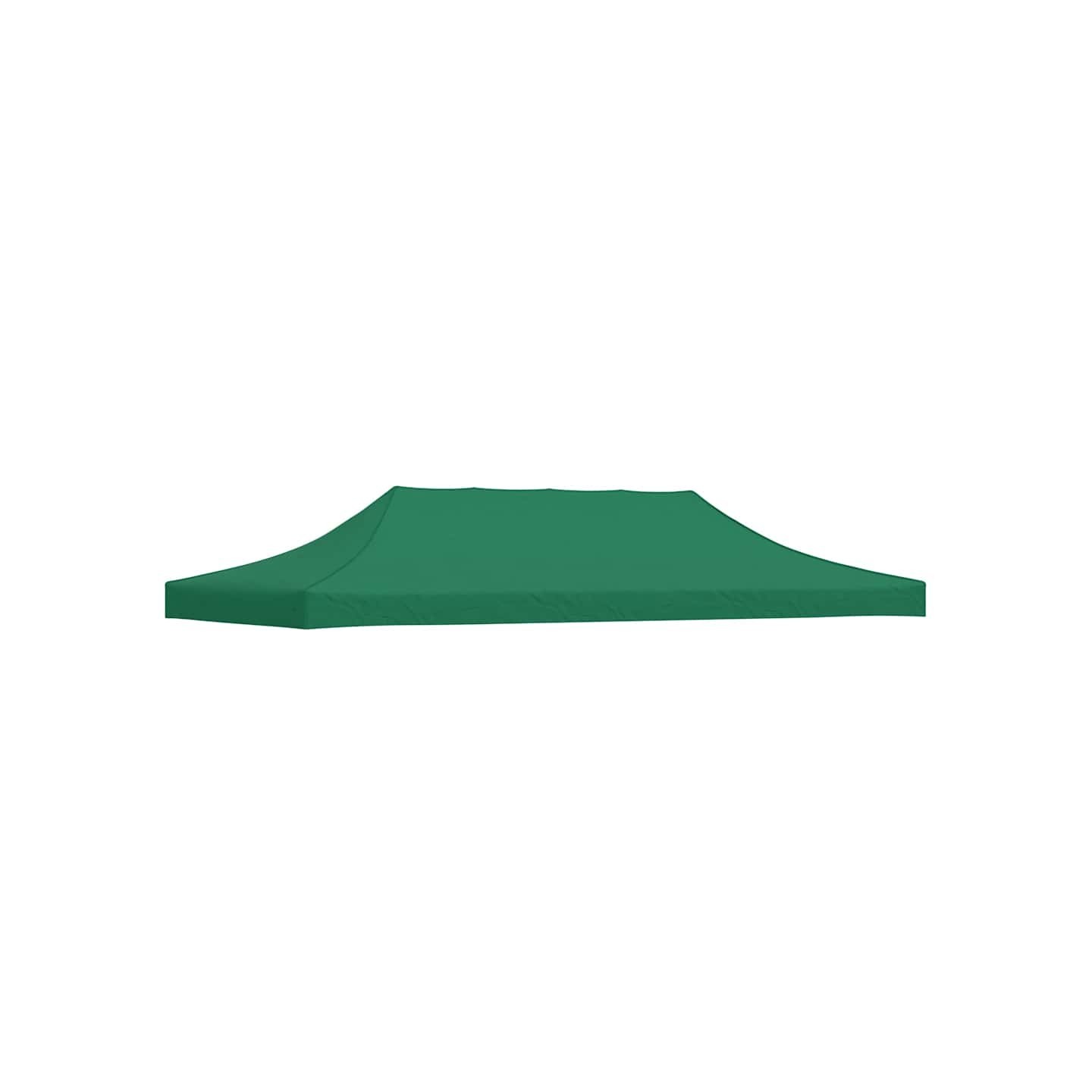 Toit de tente de réception 6x3 m Vert 270 g/m²