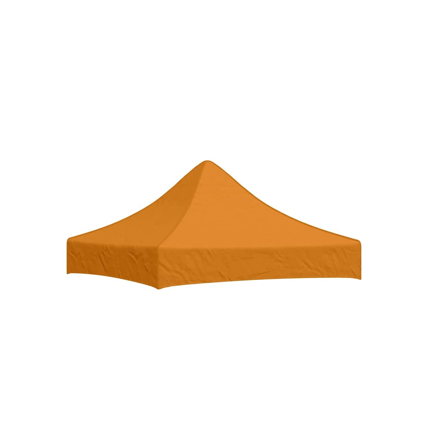 Toit de tente de réception 2x2 m Orange 270 g/m²
