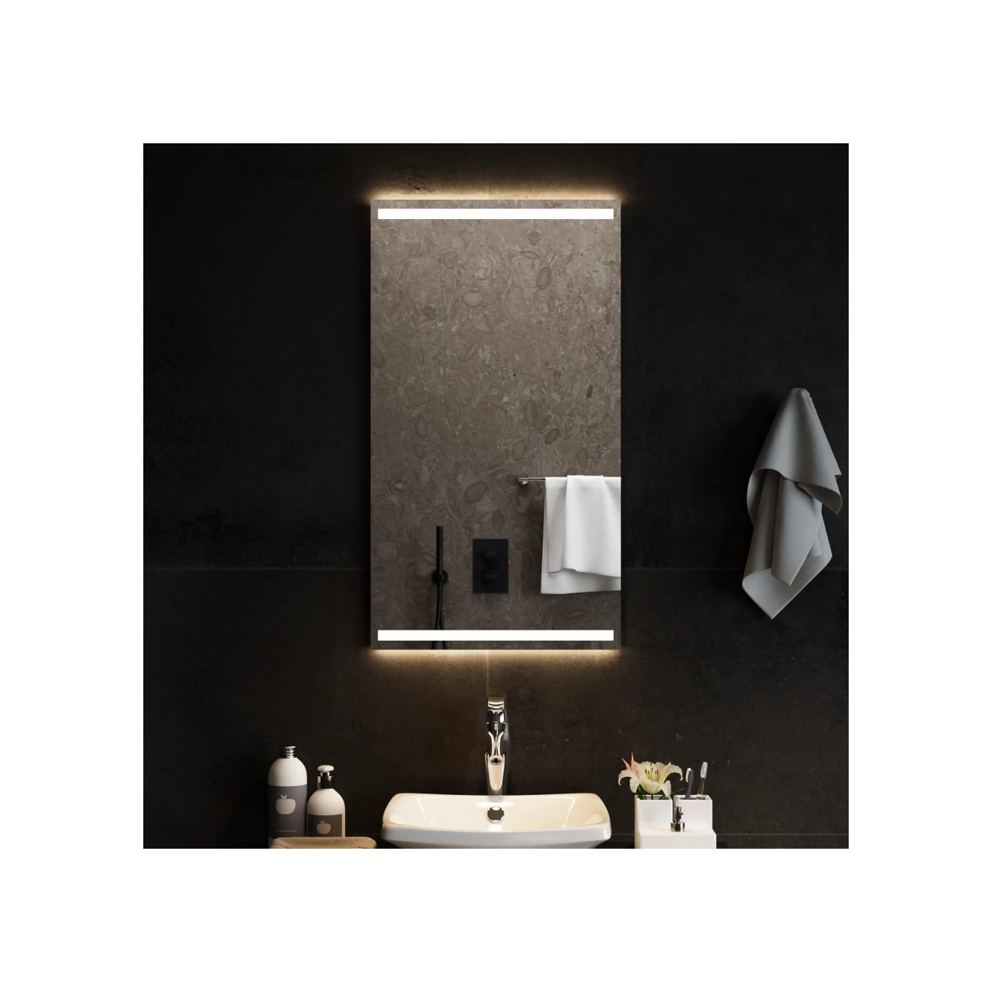 Miroir de salle de bain à LED 50x90 cm