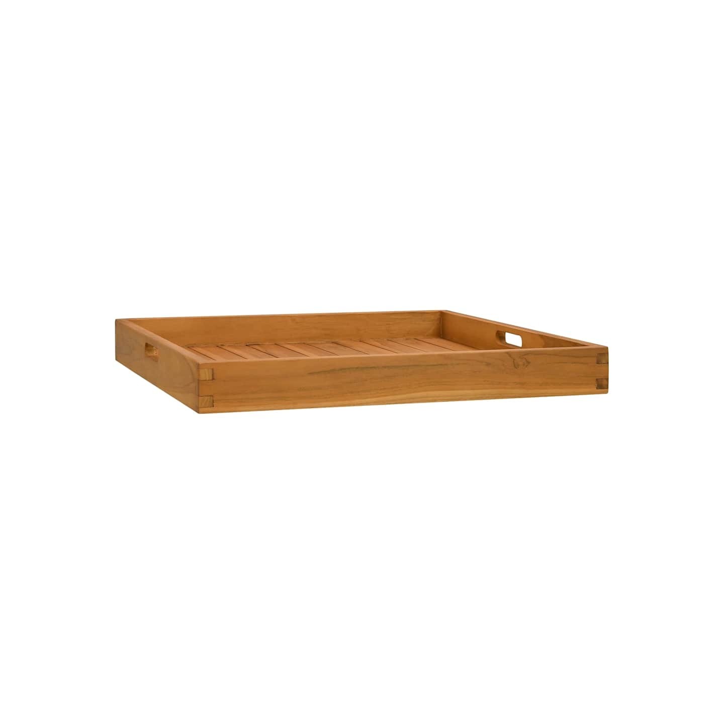 Plateau de service 60x60 cm Bois de teck massif