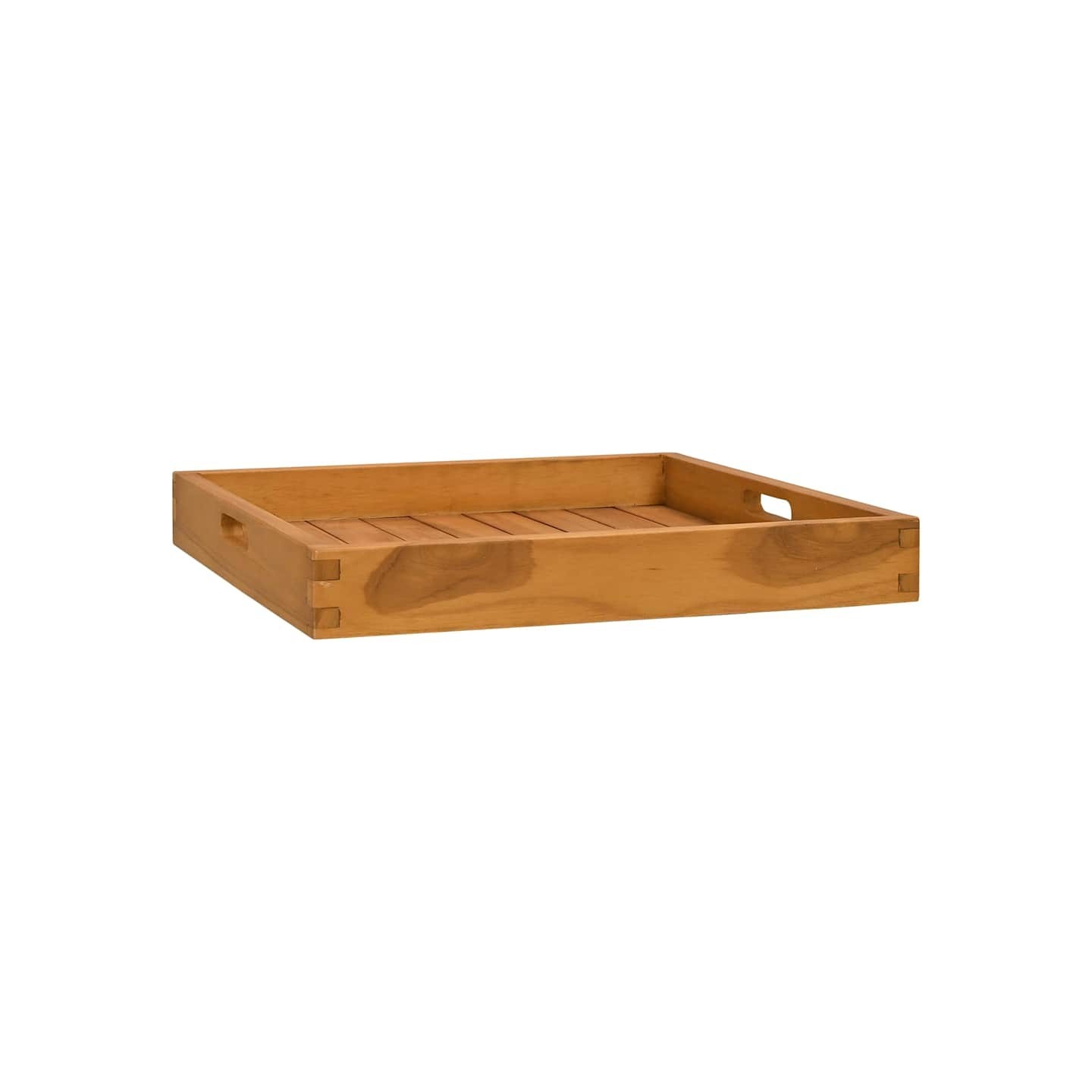 Plateau de service 50x50 cm Bois de teck massif