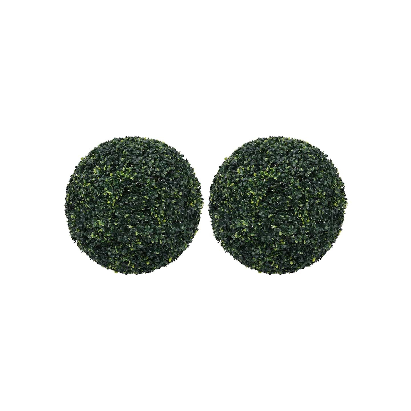 Boules de buis artificielles 2 pcs 52 cm