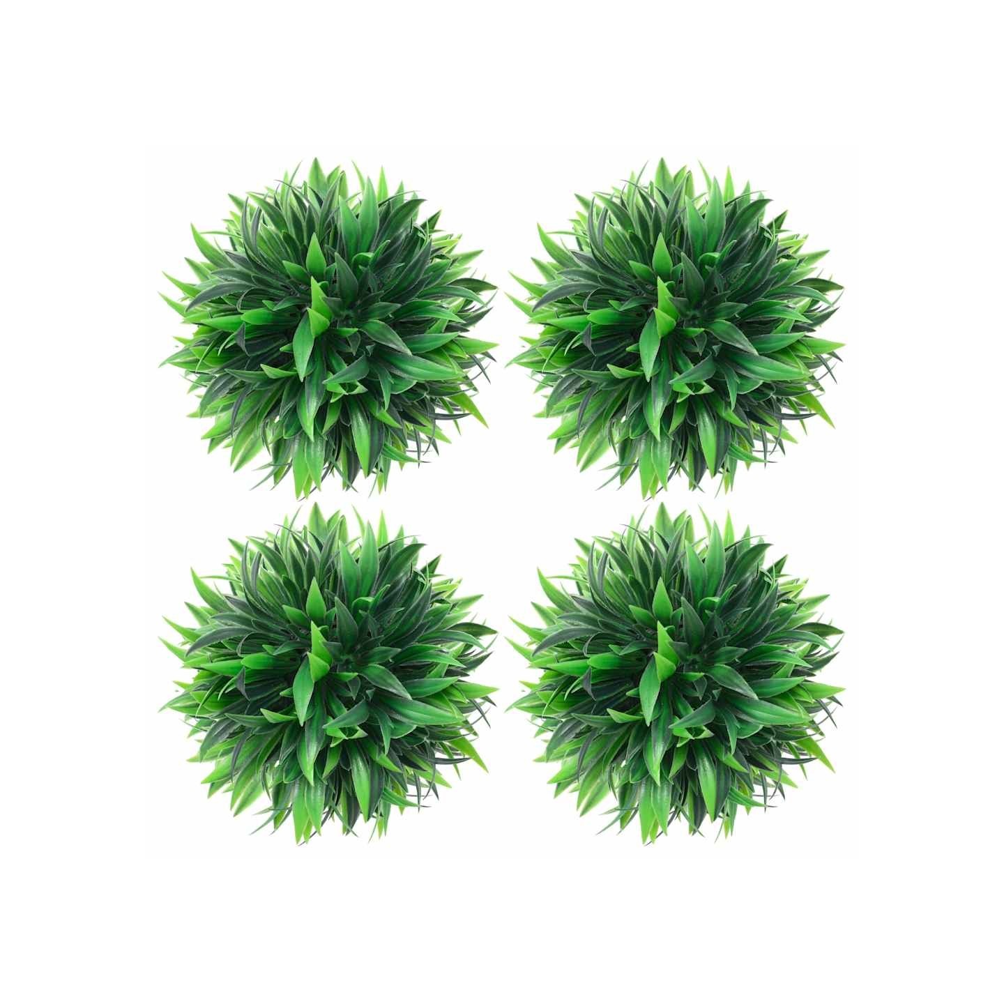 Boules de buis artificielles 4 pcs 15 cm