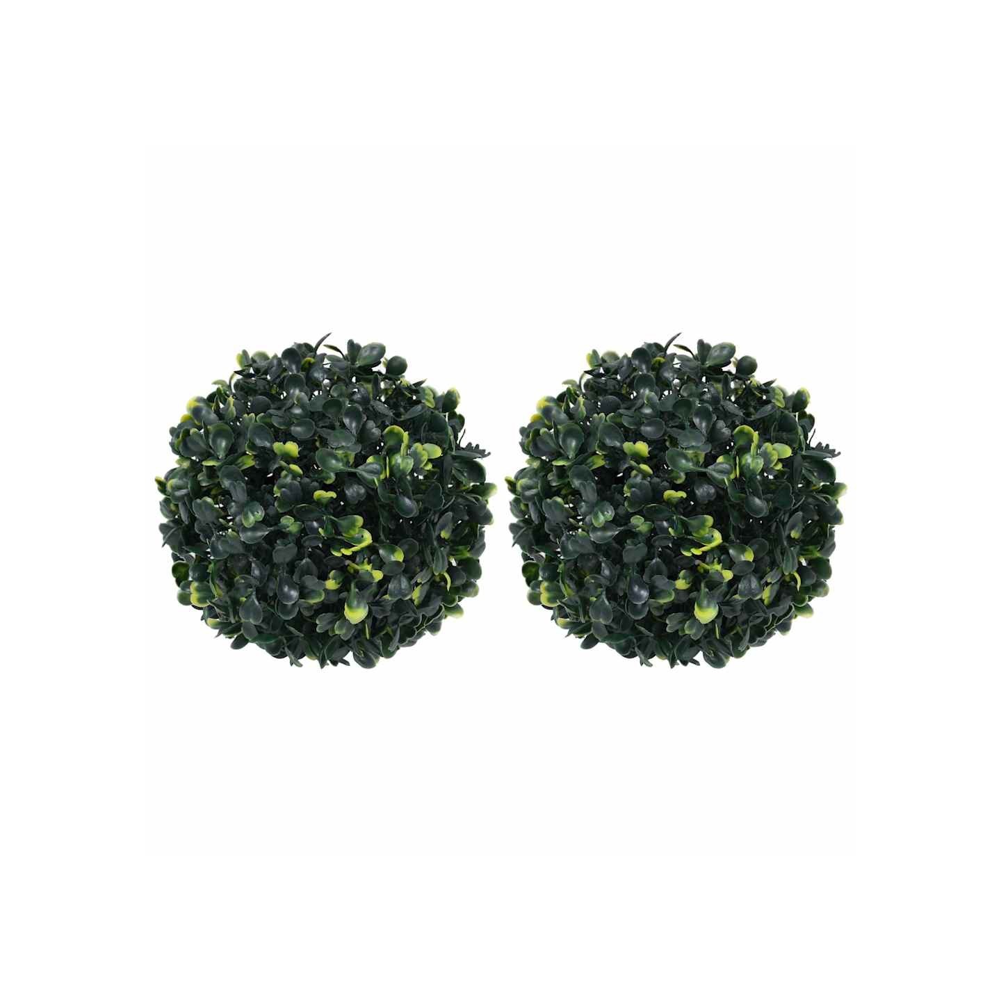 Boules de buis artificielles 2 pcs 22 cm