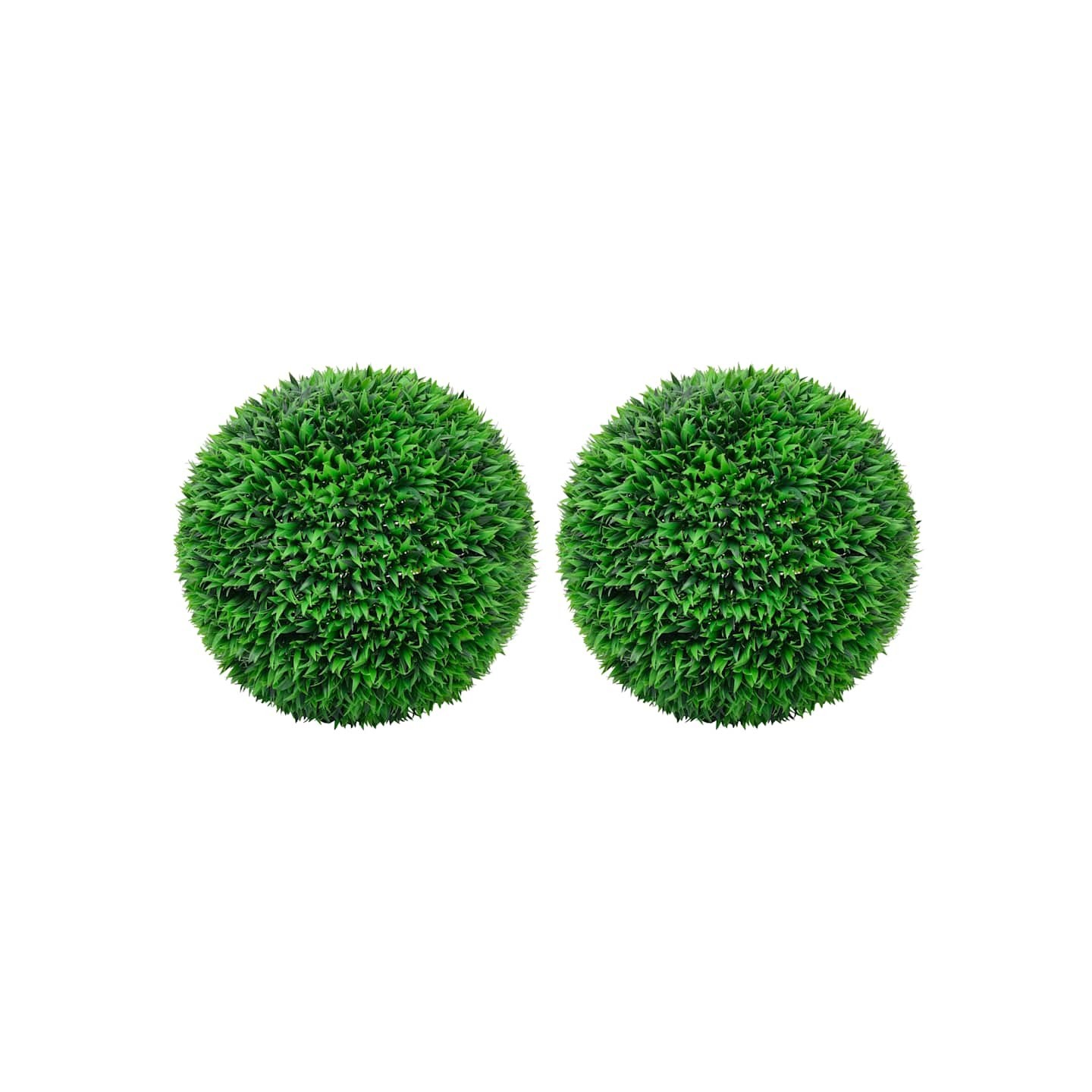 Boules de buis artificielles 2 pcs 55 cm