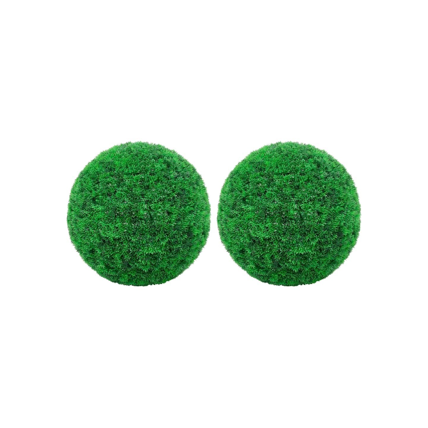 Boules de buis artificielles 2 pcs 52 cm