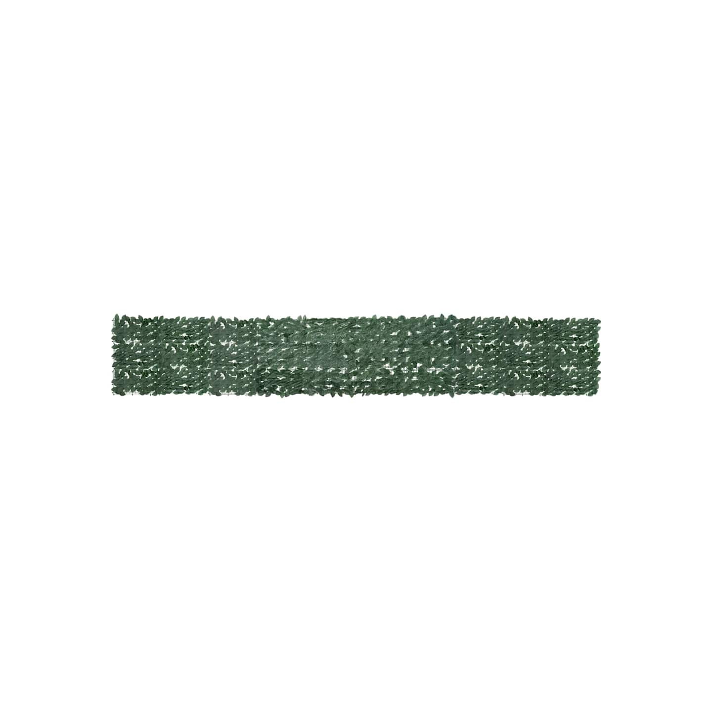 Écran de balcon avec feuilles vert foncé 500x75 cm