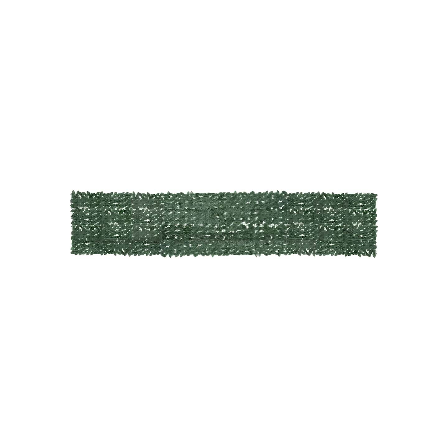 Écran de balcon avec feuilles vert foncé 500x100 cm