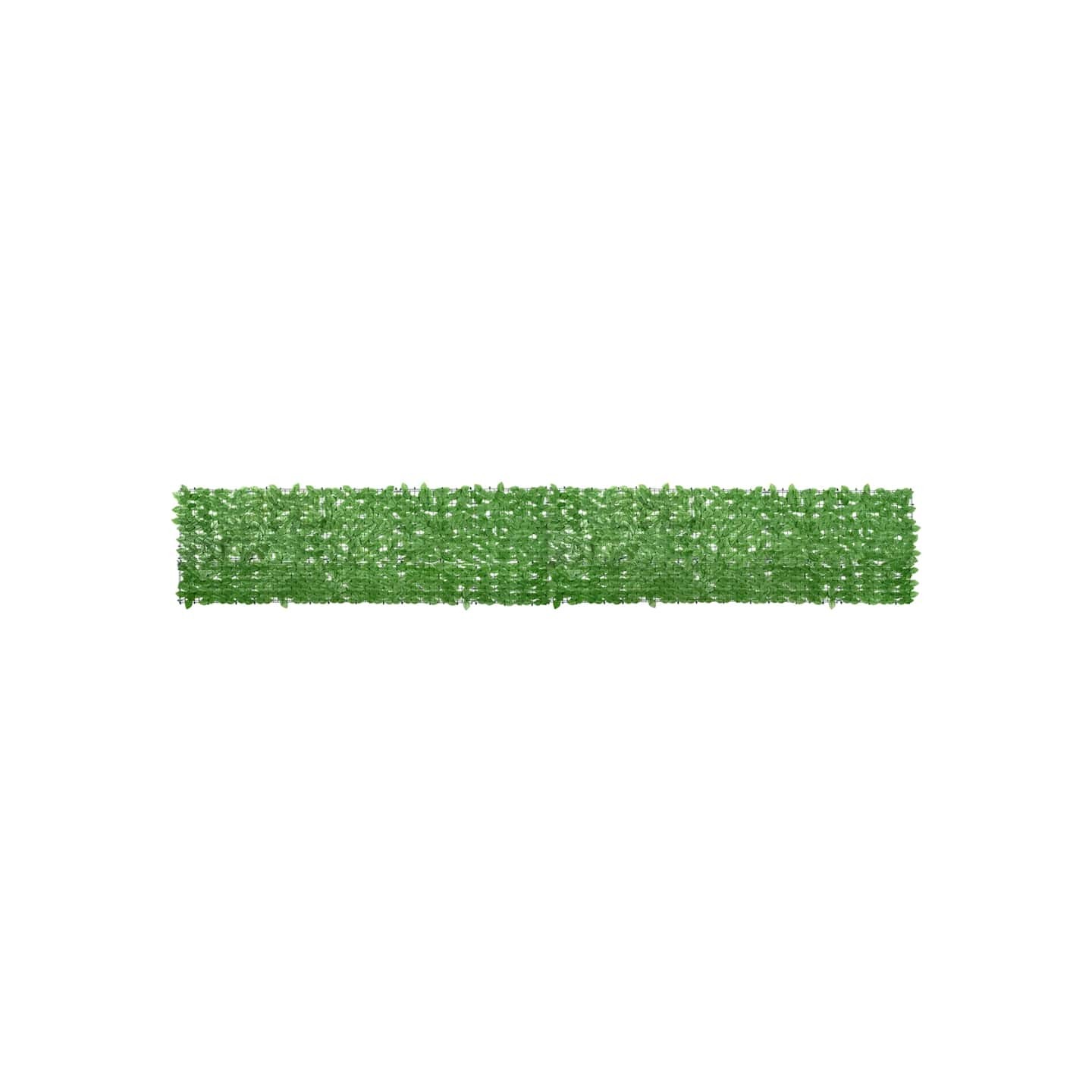 Écran de balcon avec feuilles vert 500x75 cm