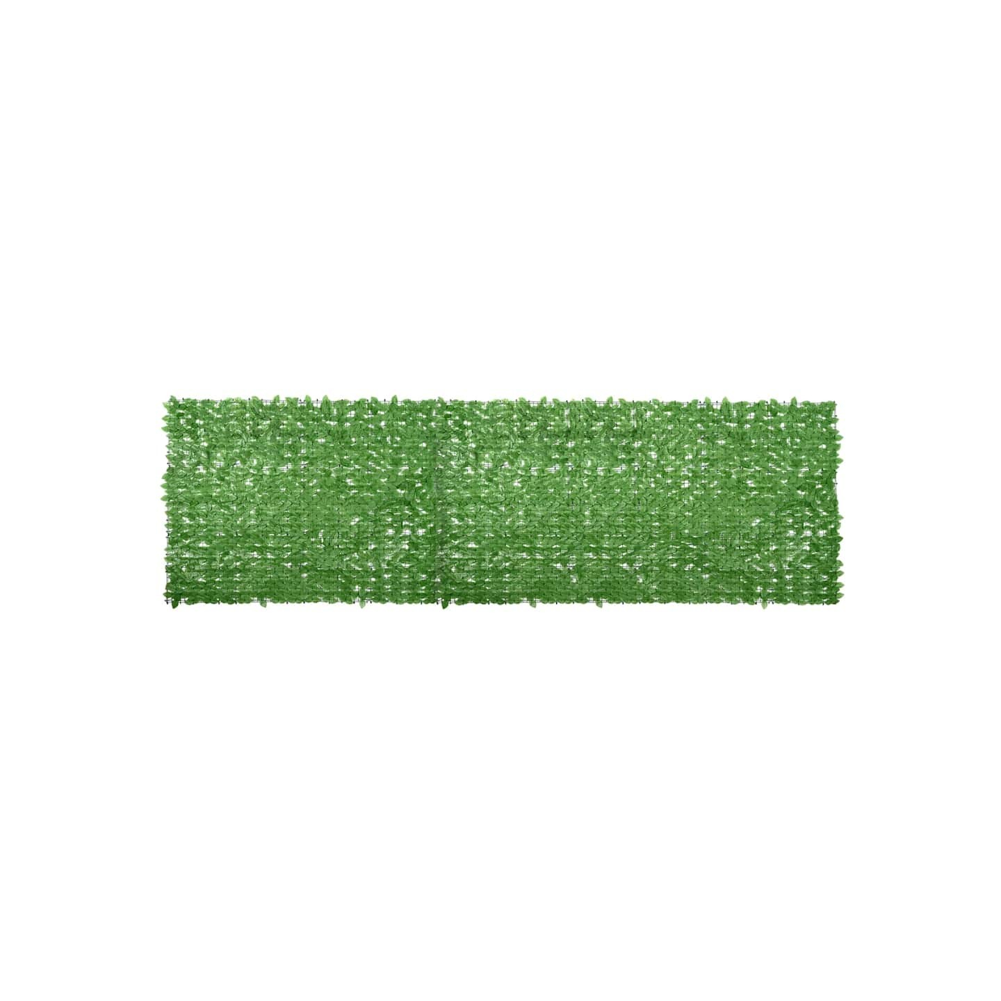 Écran de balcon avec feuilles vert 600x150 cm