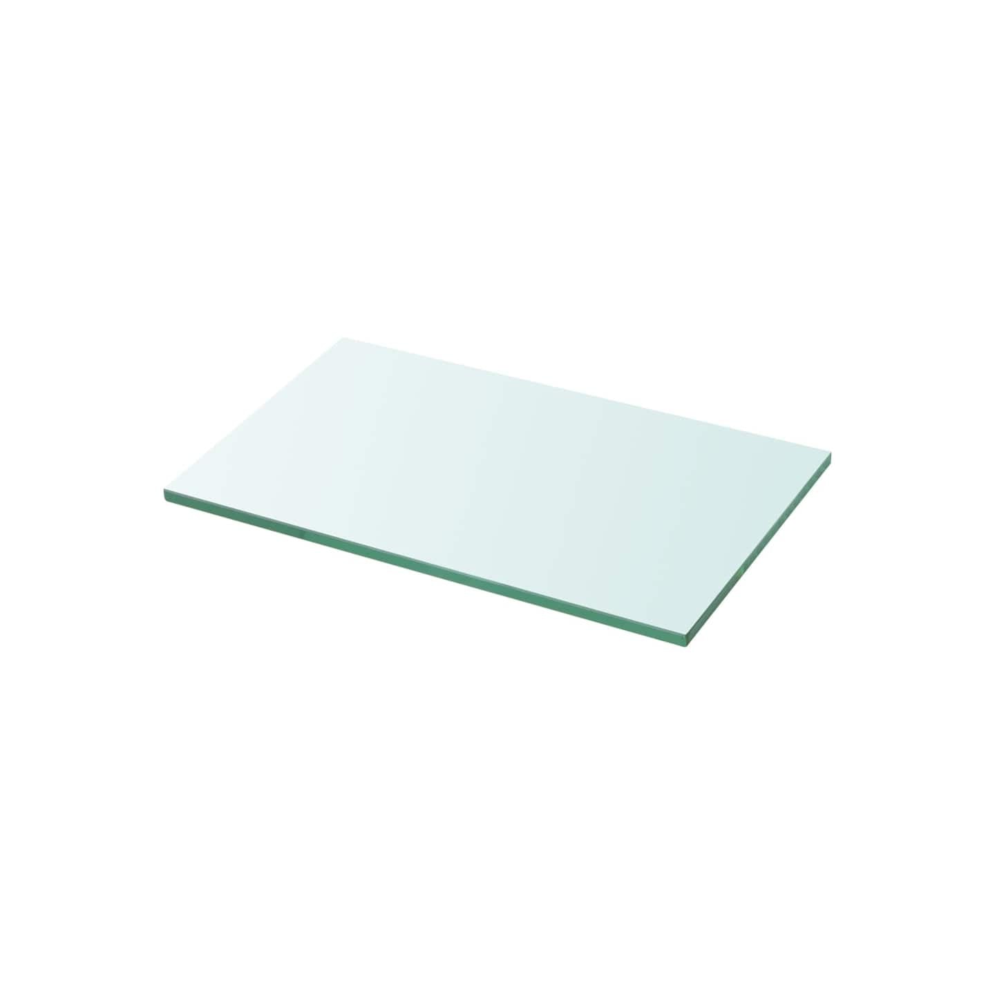 Panneau d’étagère Verre transparent 30 x 15 cm