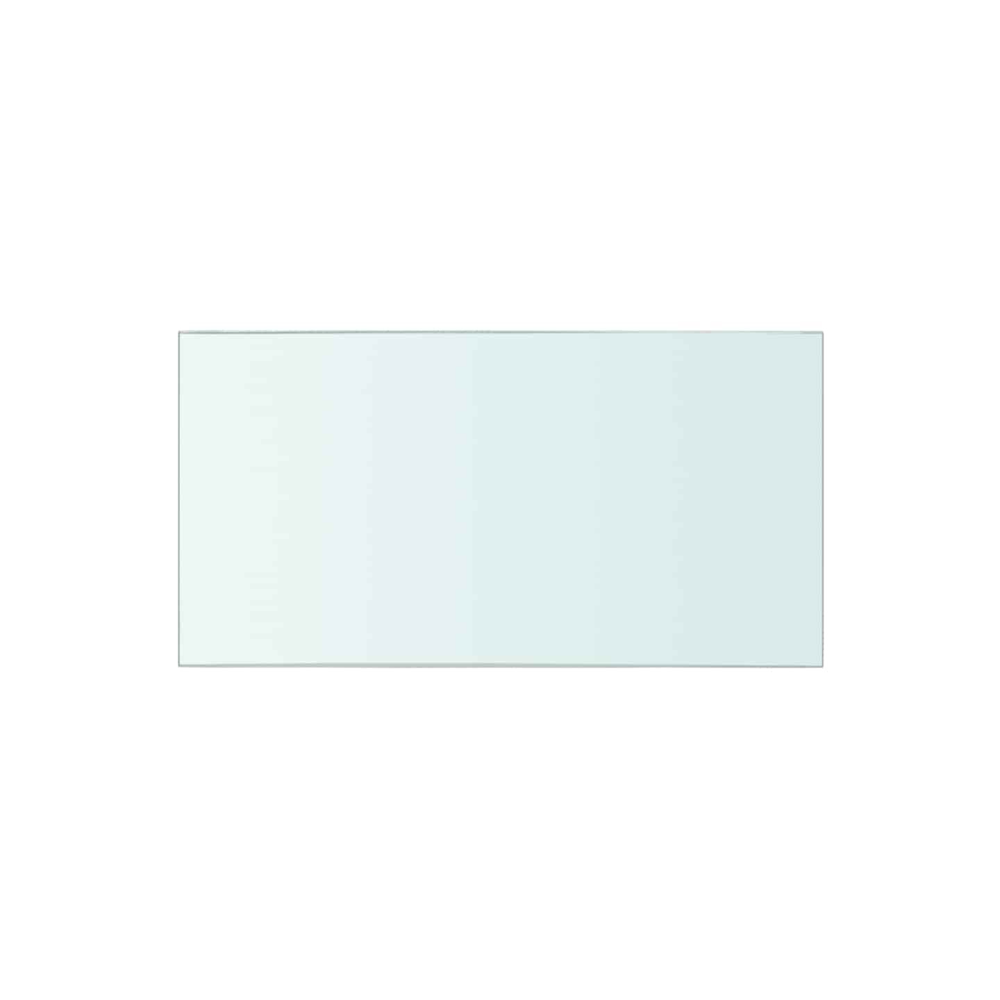 Panneau d’étagère Verre transparent 30 x 15 cm