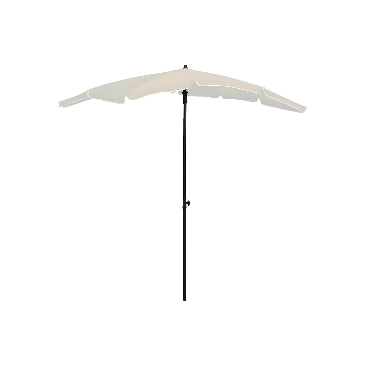 Parasol de jardin avec mât 200x130 cm sable