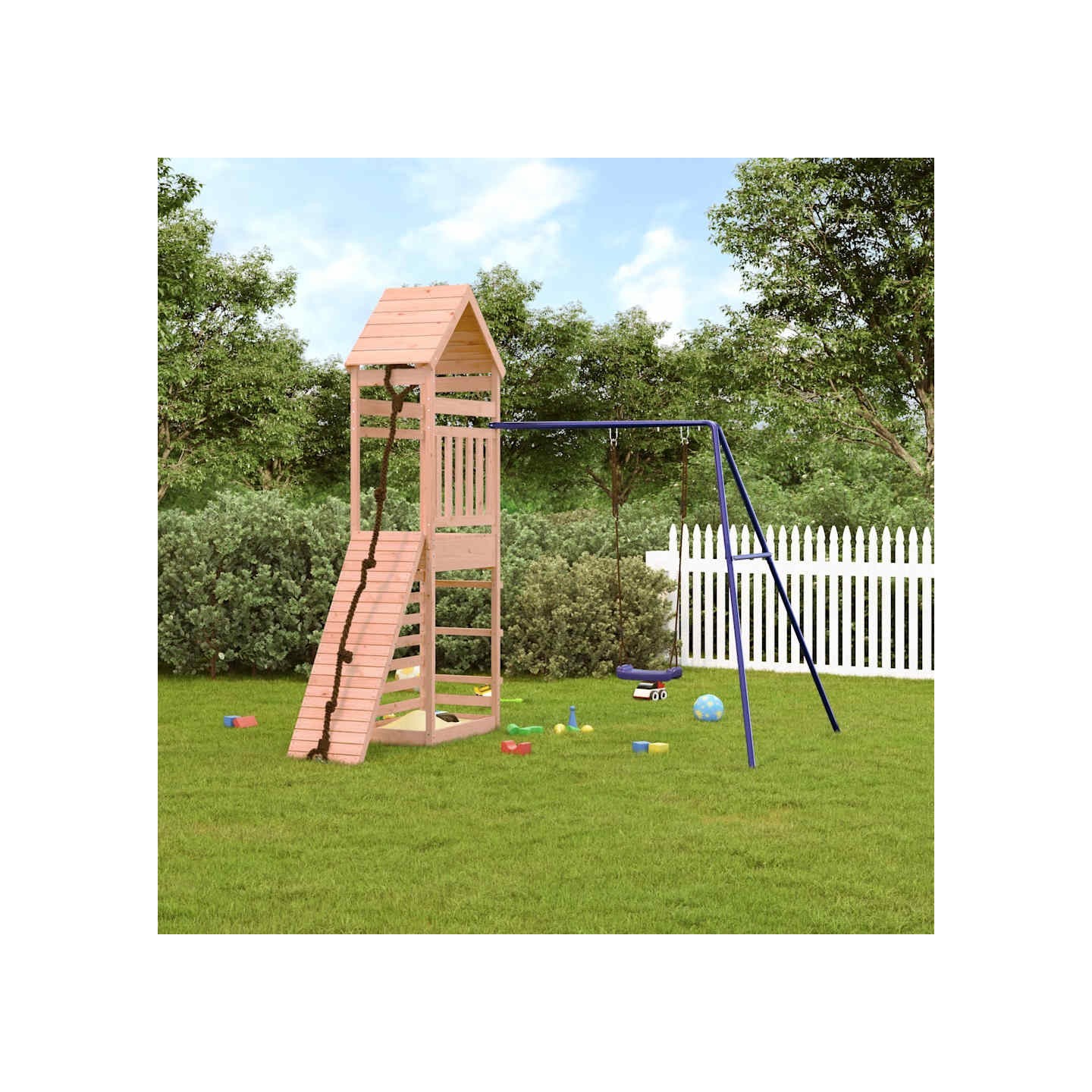 Aire de jeux d'extérieur bois massif de douglas