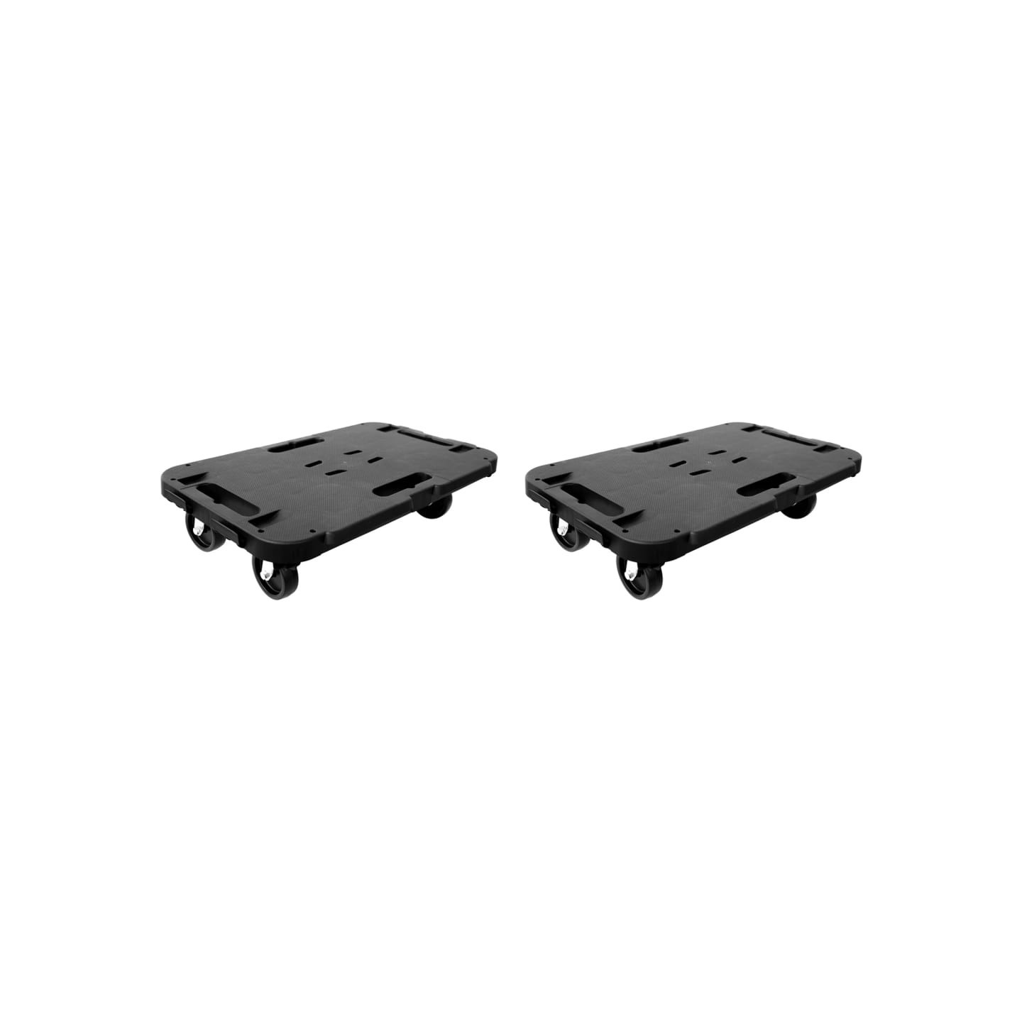 Chariots de transport 2 pcs noir polypropylène 300 kg