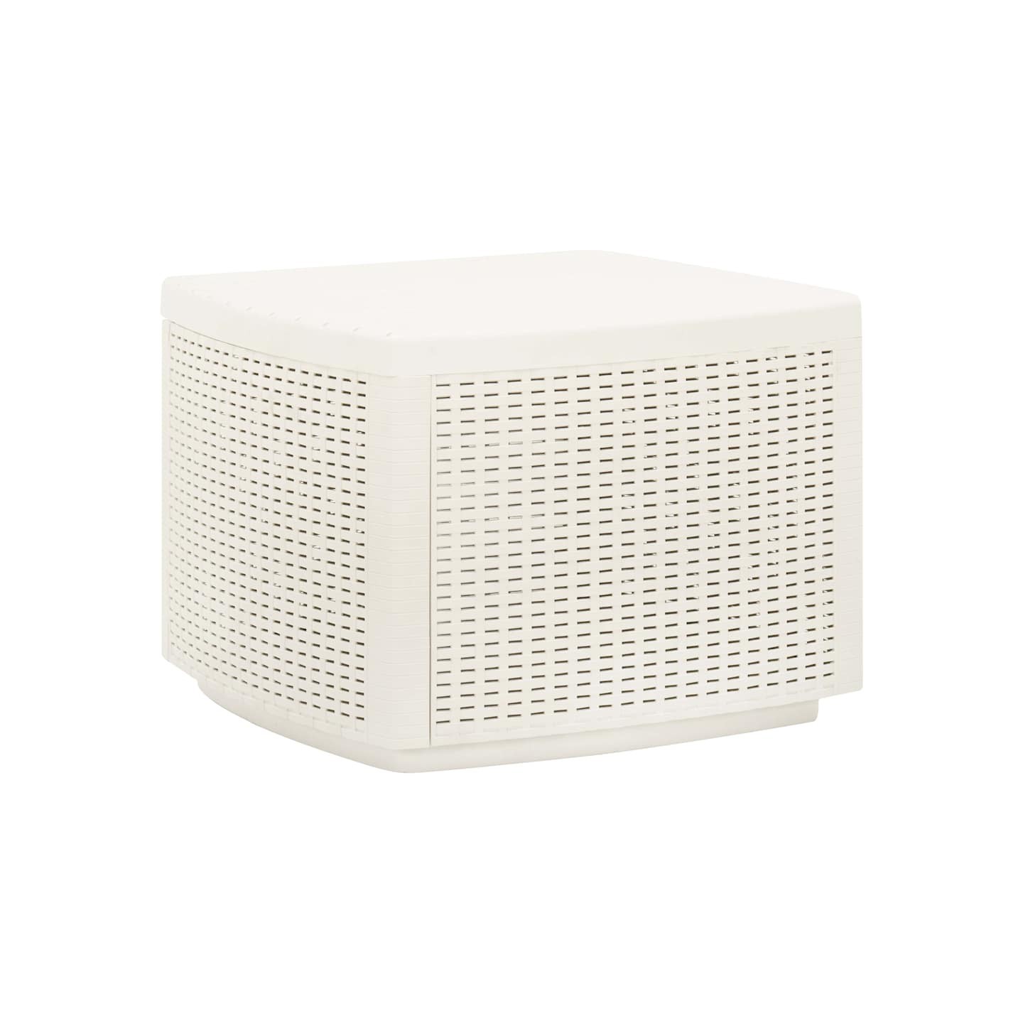 Table de jardin Blanc 53x53x40 cm Plastique
