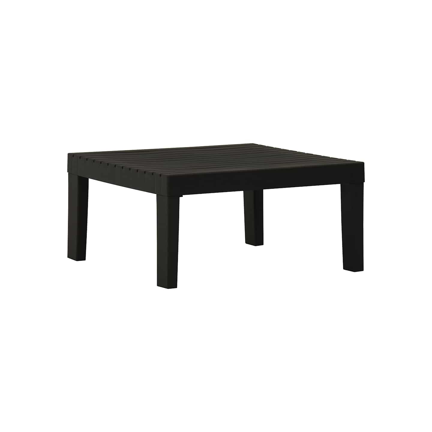 Table de salon de jardin Plastique Gris
