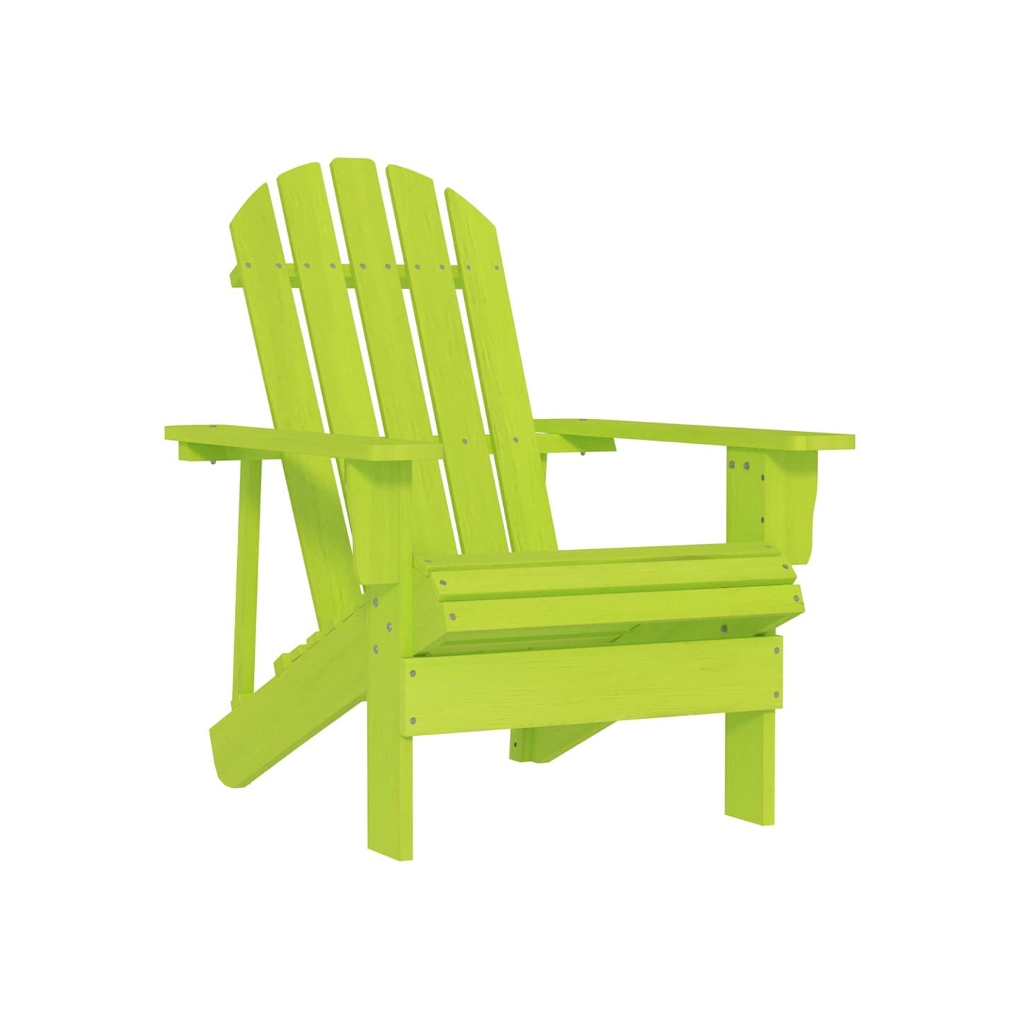 Chaise de jardin Adirondack bois de sapin massif vert