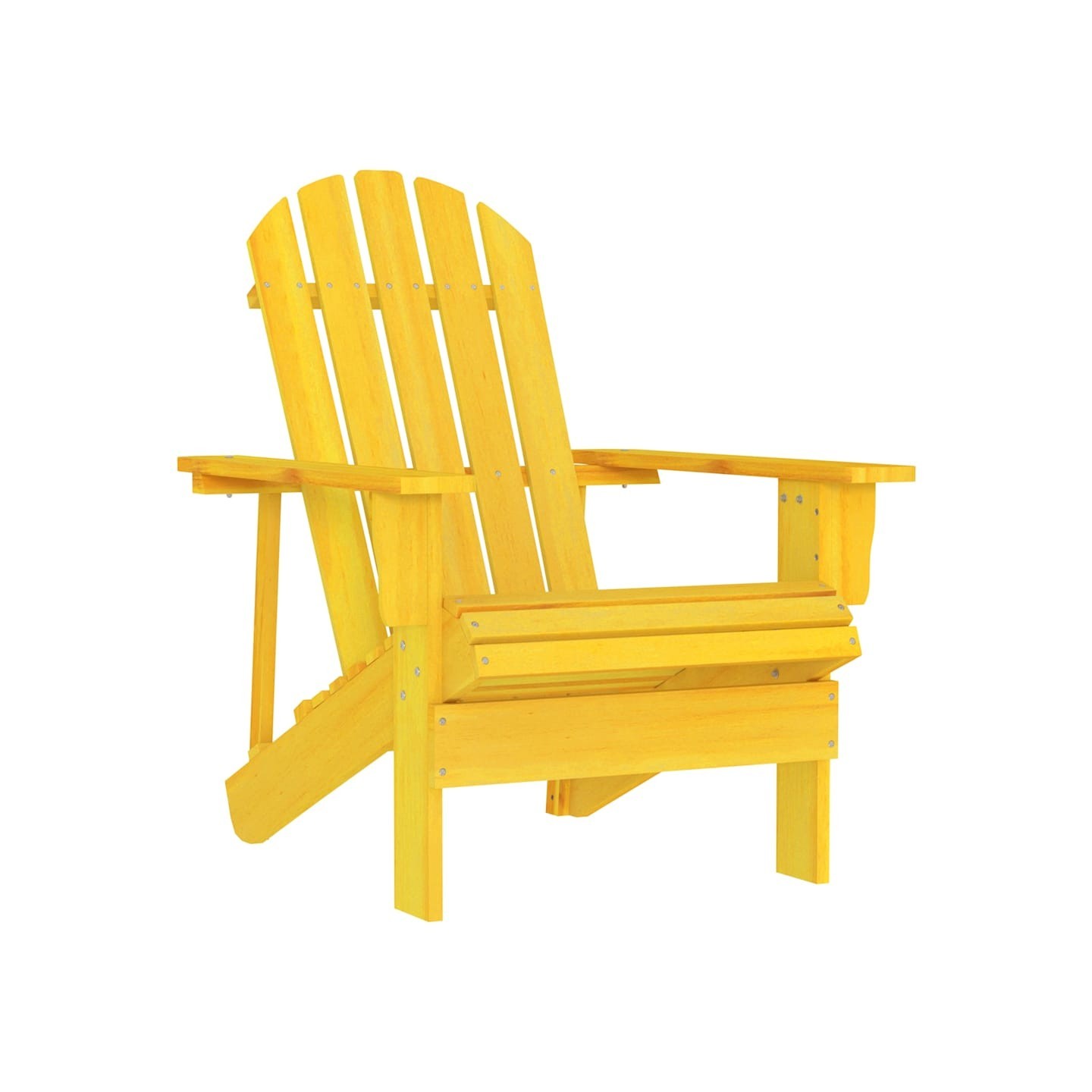 Chaise de jardin Adirondack bois de sapin massif jaune