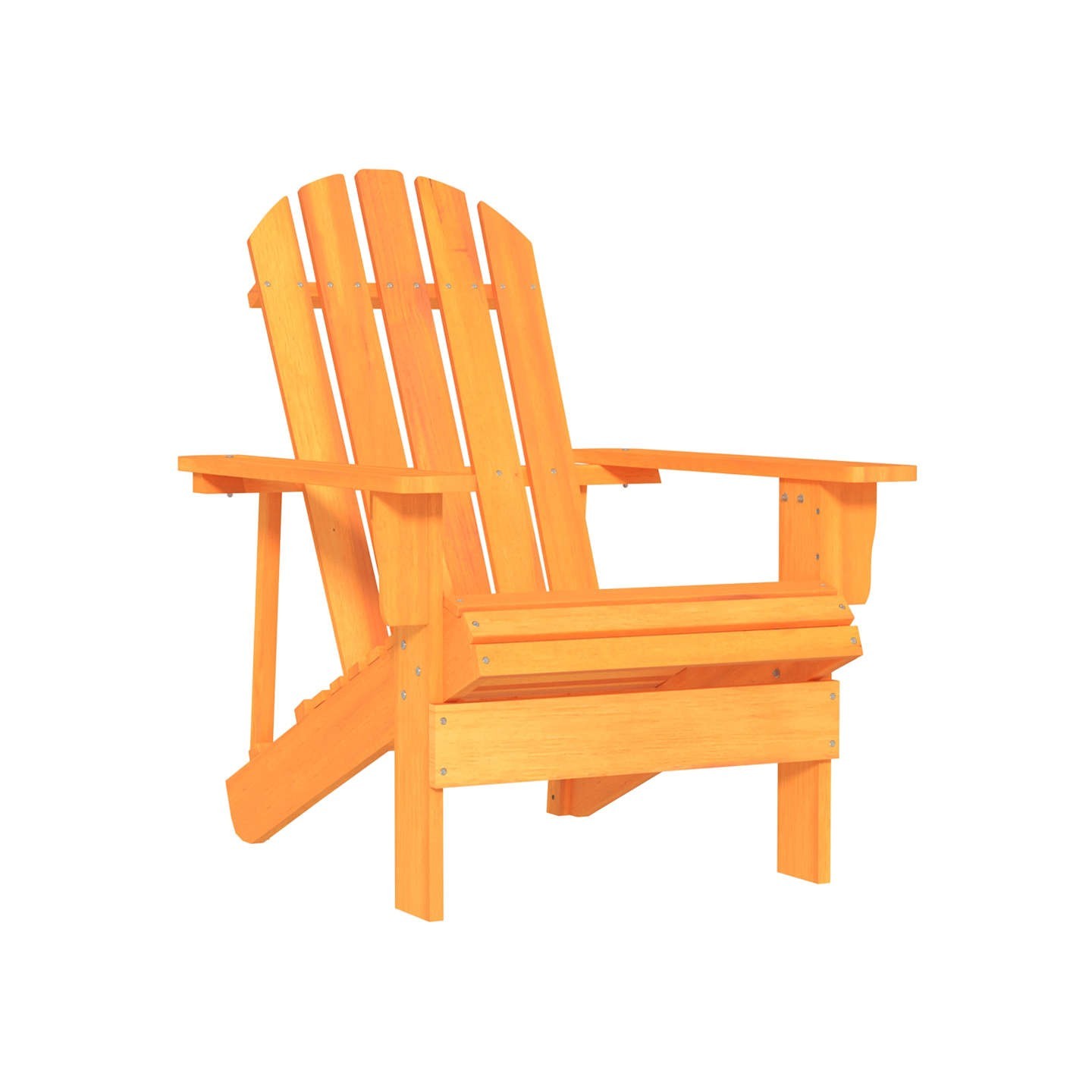 Chaise de jardin Adirondack bois de sapin massif orange