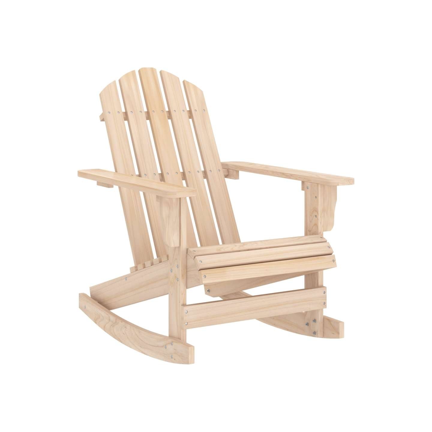 Chaise à bascule de jardin Adirondack bois de sapin massif