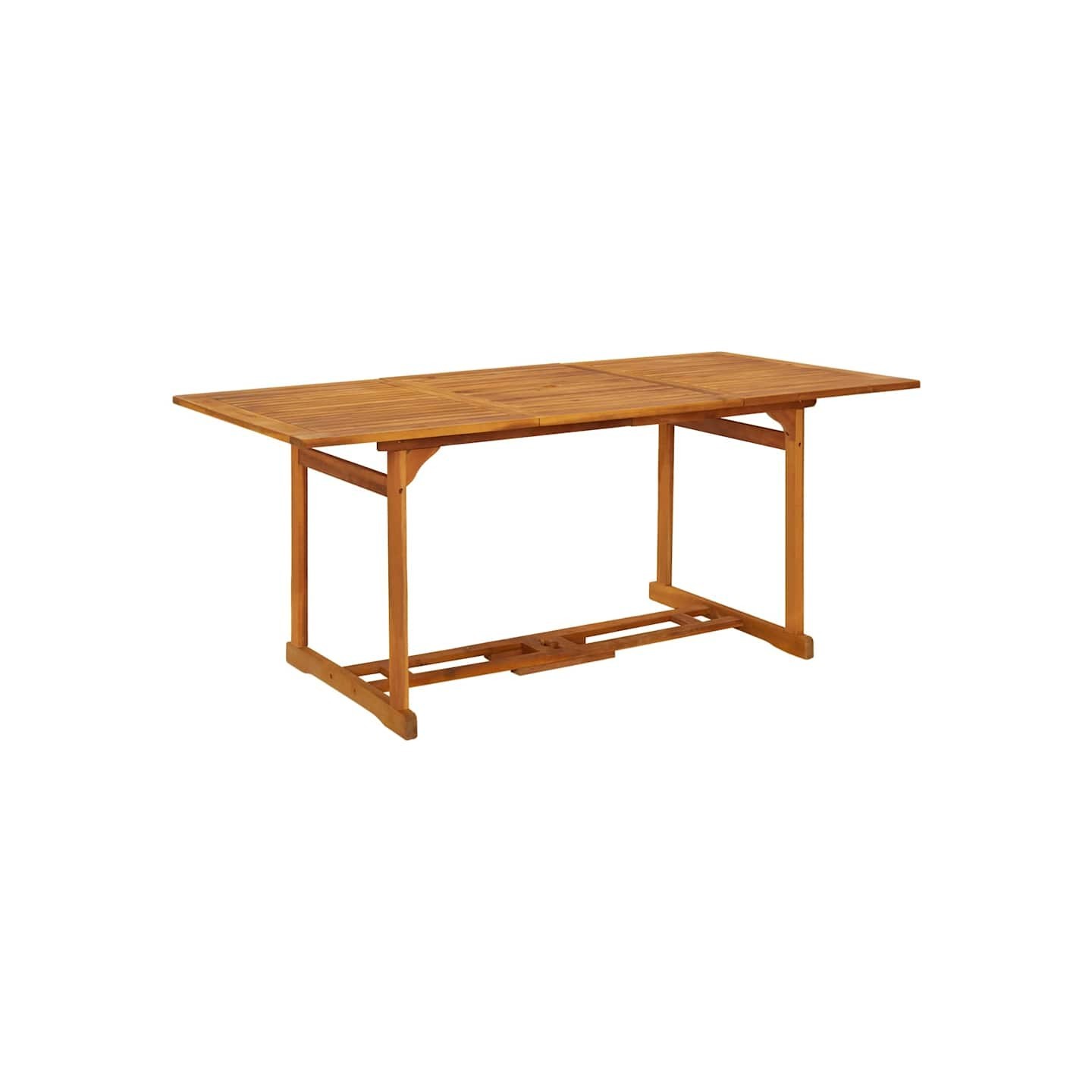 Table à dîner de jardin 180x90x75 cm Bois d'acacia solide