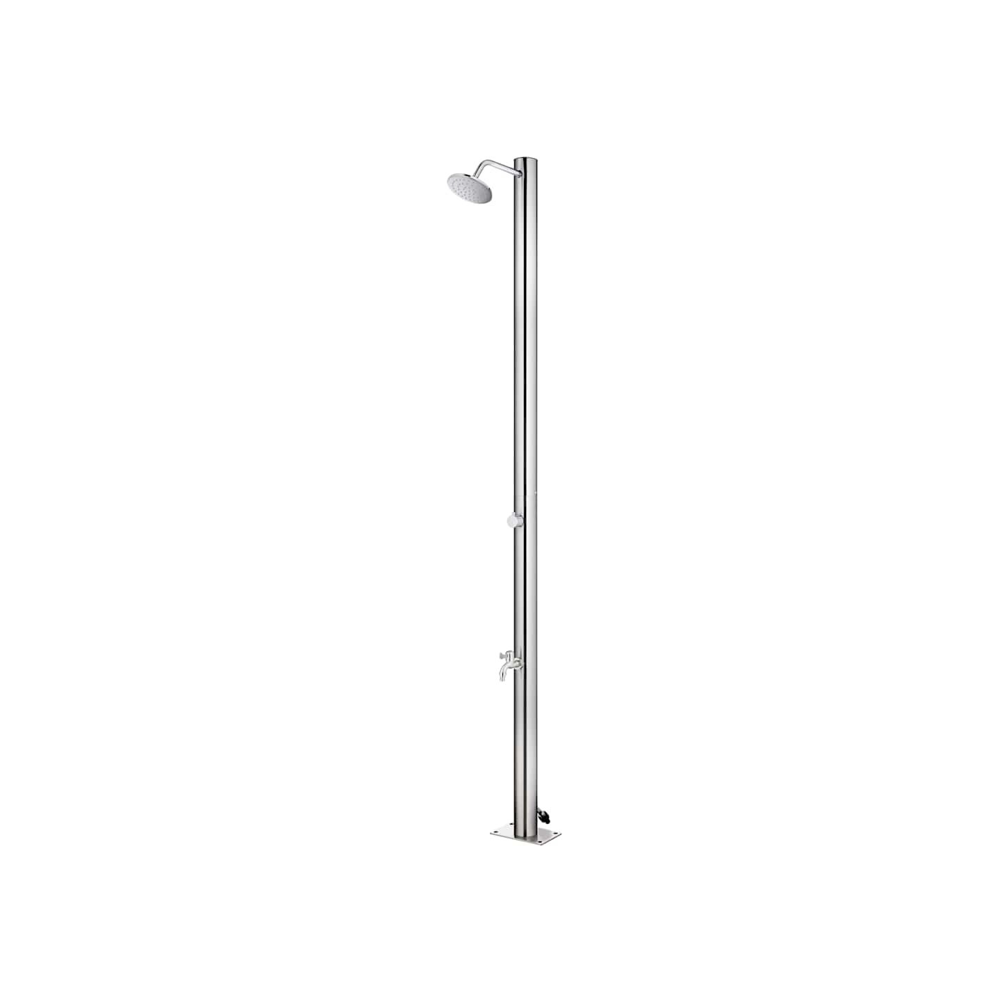 Douche de jardin 215 cm Acier inoxydable