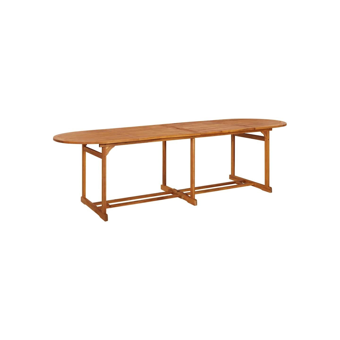 Table à dîner de jardin 280x90x75 cm Bois d'acacia massif