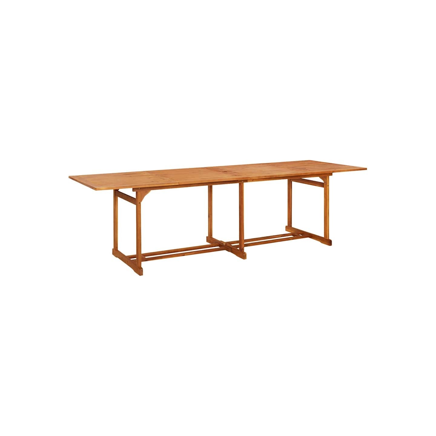 Table à dîner de jardin 280x90x75 cm Bois d'acacia massif