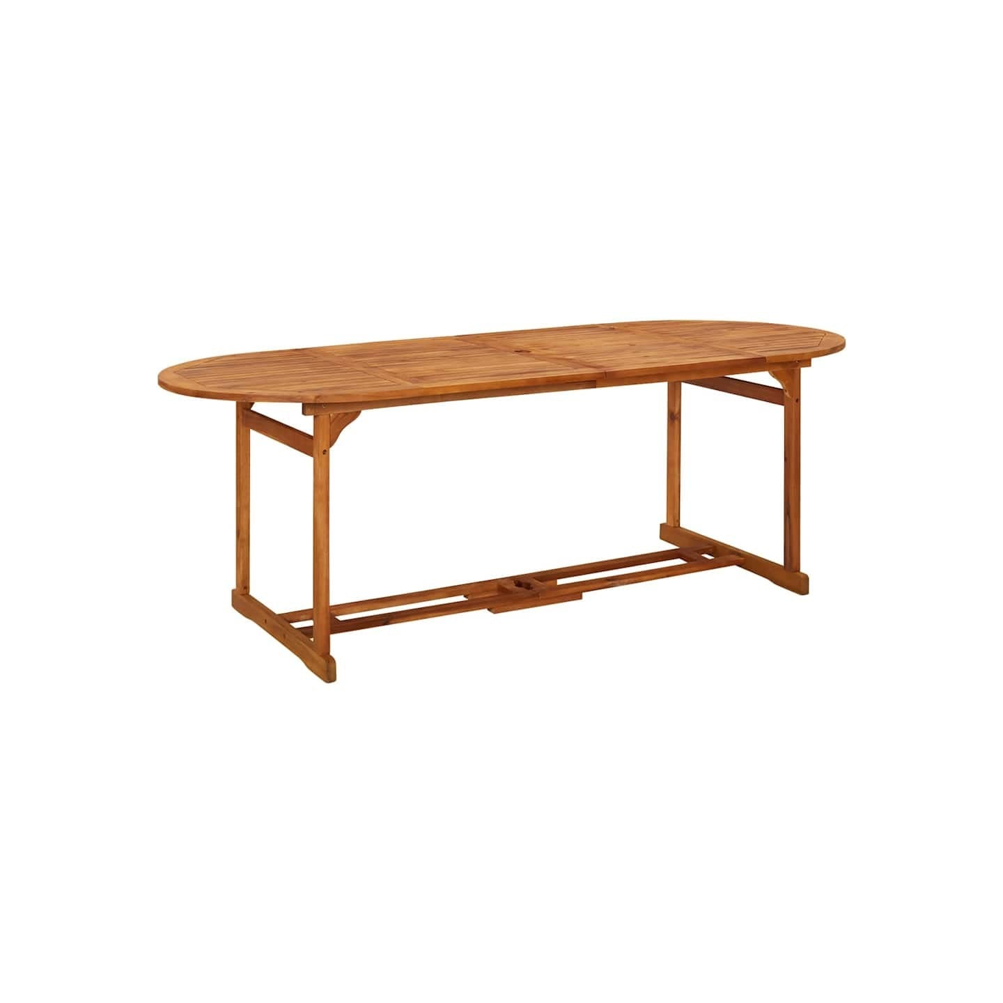 Table à dîner de jardin 220x90x75 cm Bois d'acacia massif