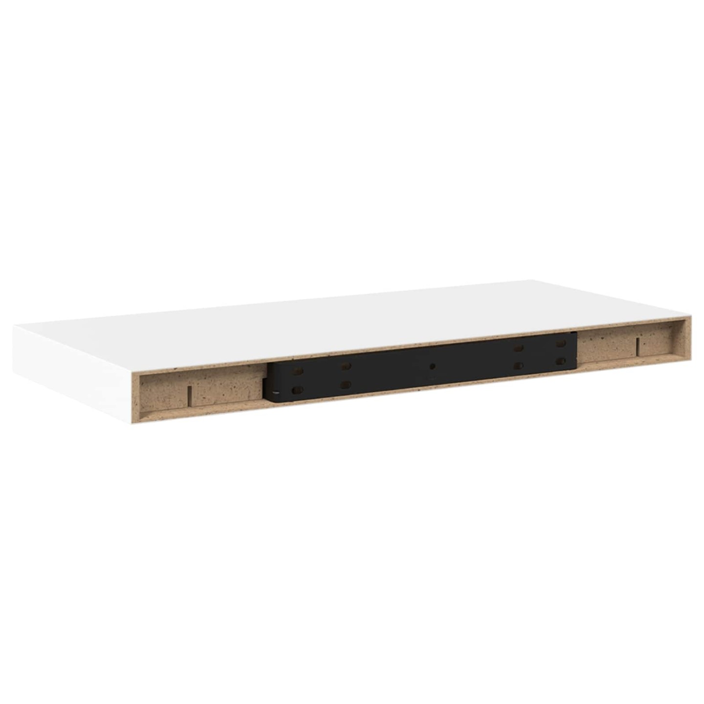 Étagère murale flottante blanc 50x23,5x3,8 cm MDF