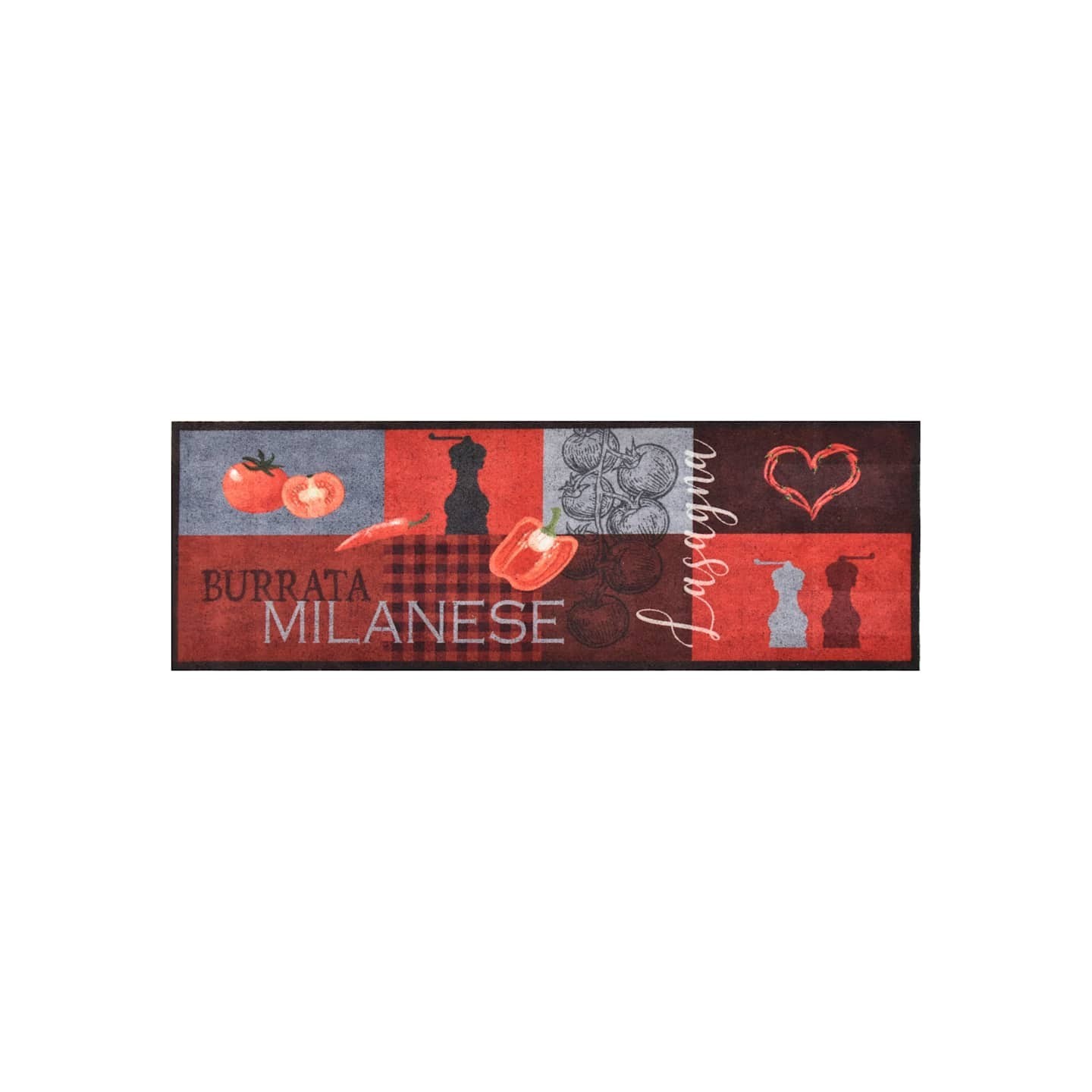 Tapis de cuisine lavable Tomates 45x150 cm