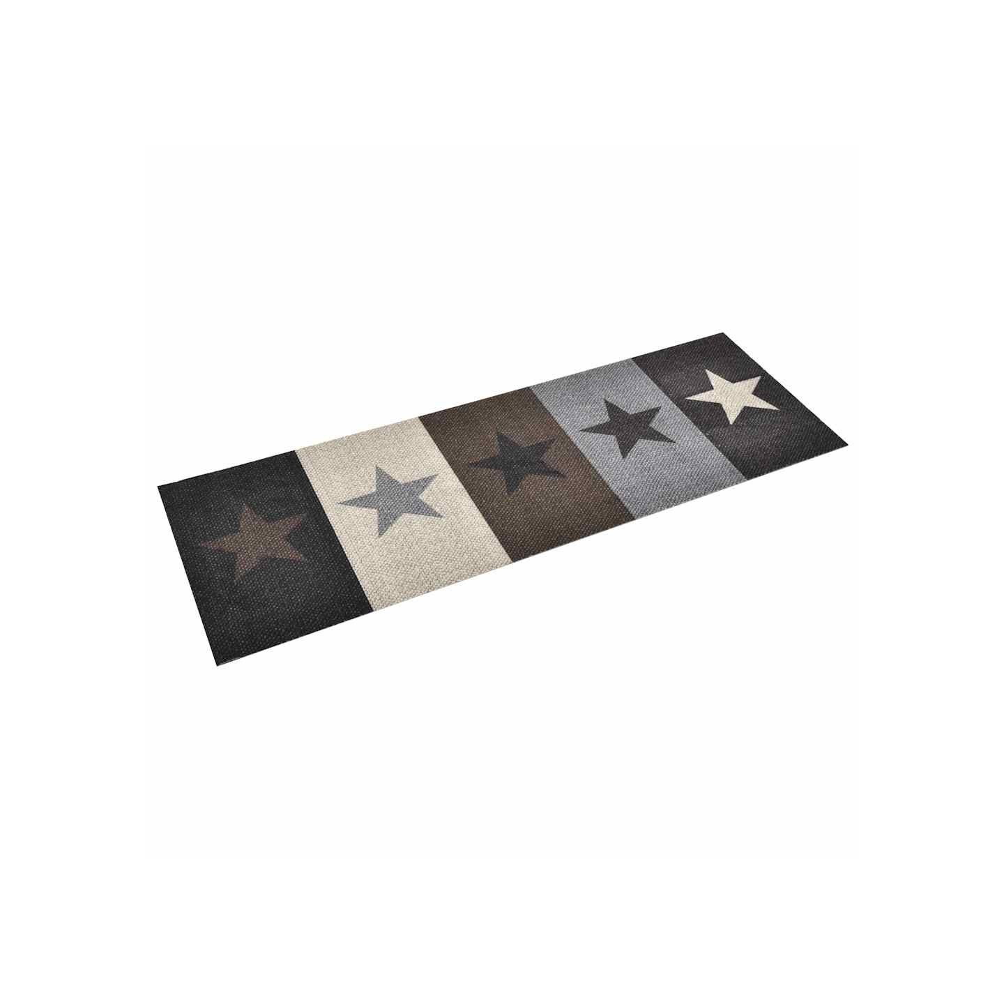 Tapis de sol de cuisine lavable Étoile 60x180 cm
