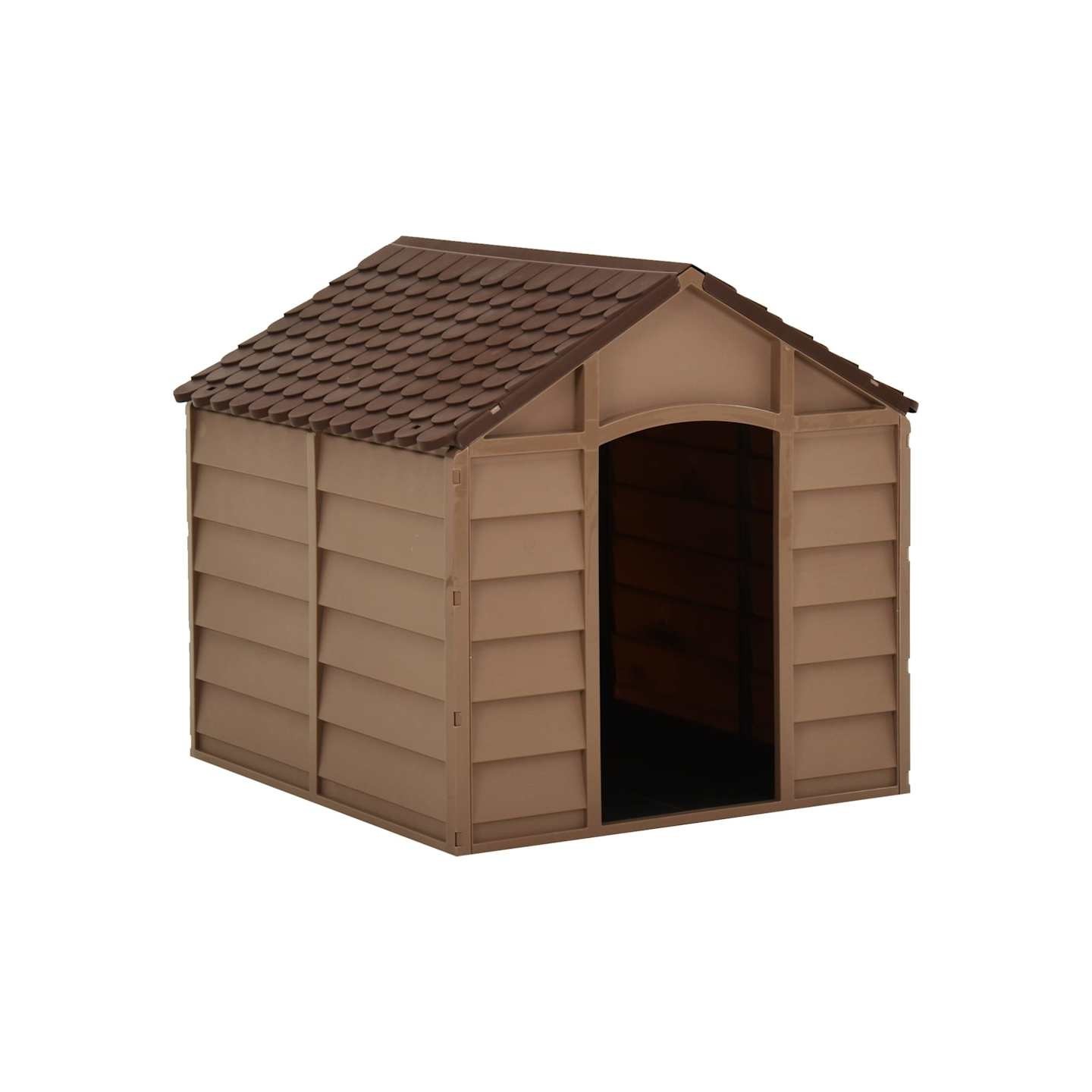 Niche pour chiens Marron 71x71,5x68 cm PP