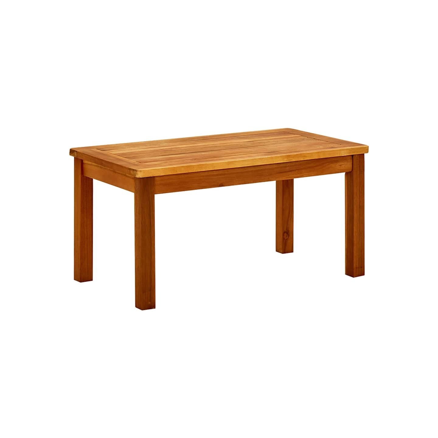 Table basse de jardin 70x40x36 cm Bois solide d'acacia