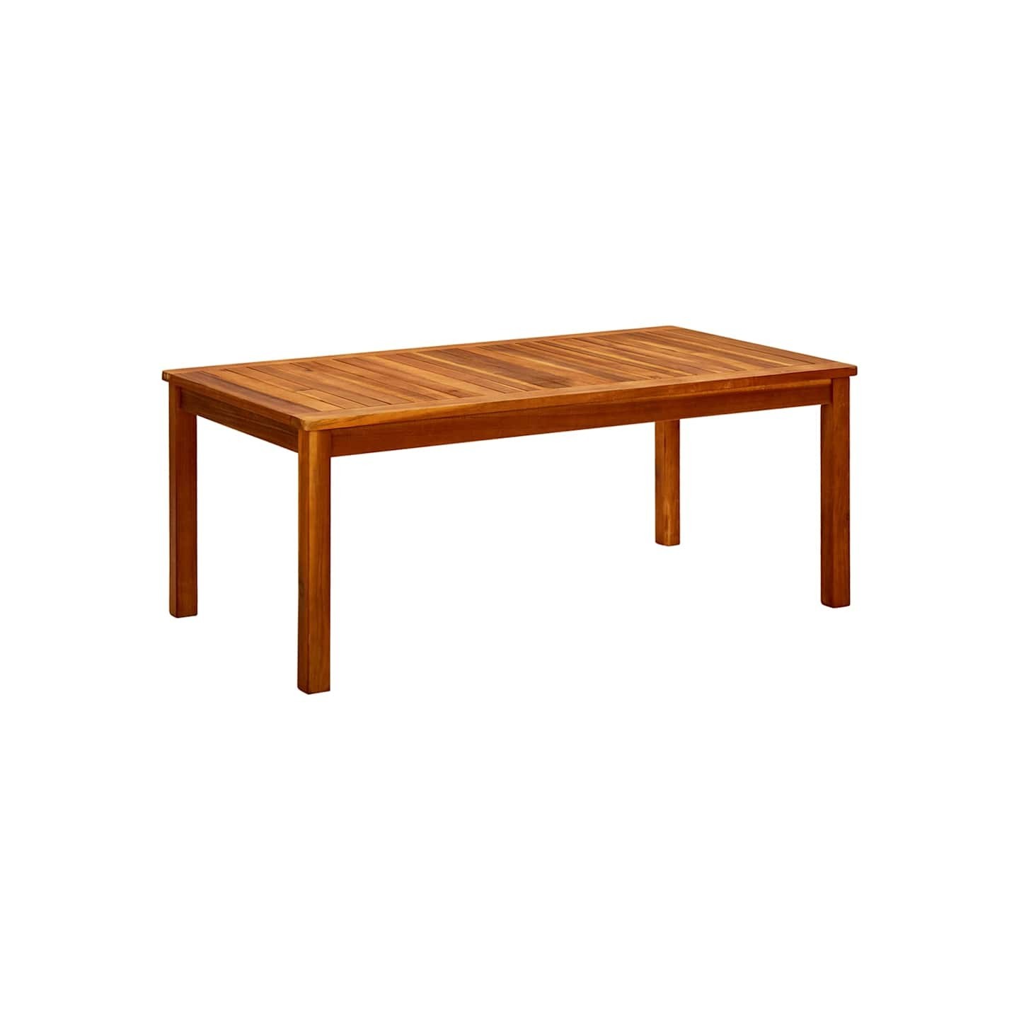 Table basse de jardin 110x60x45 cm Bois solide d'acacia