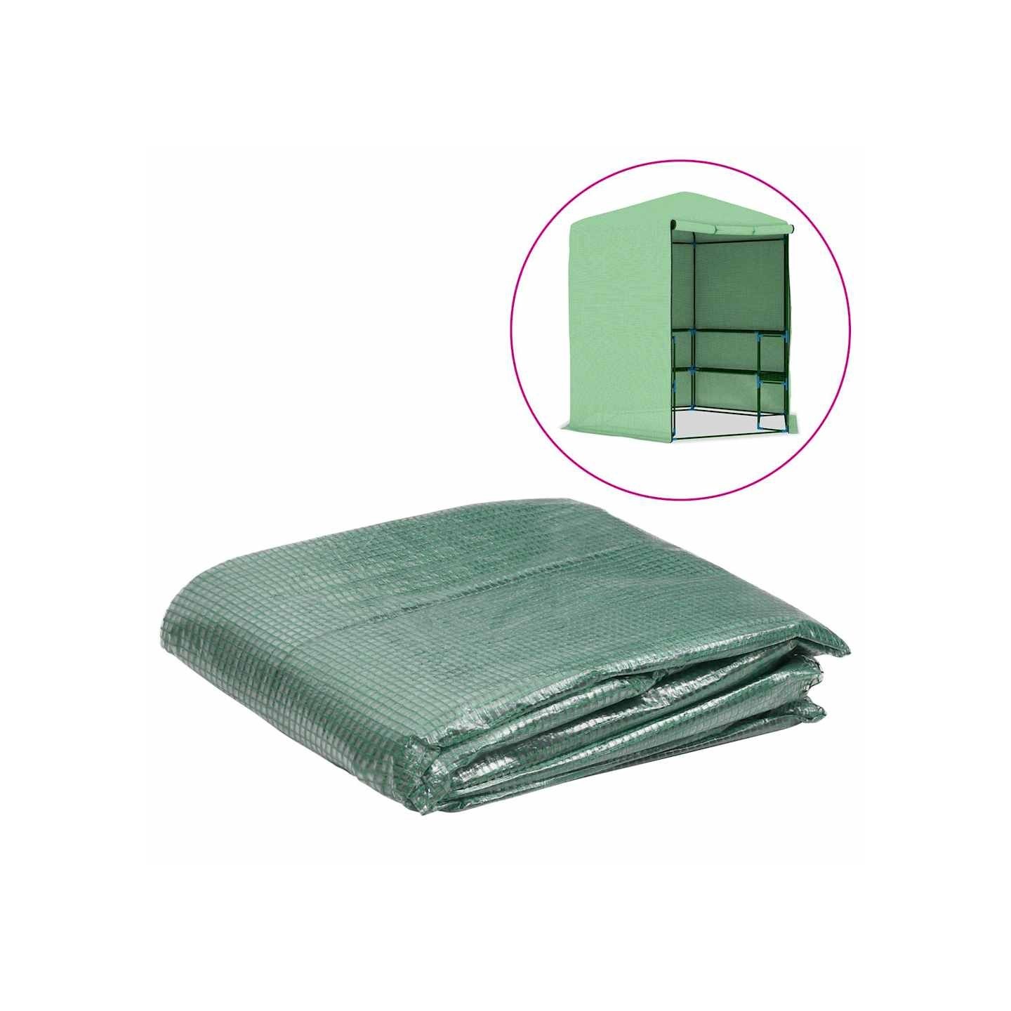 Couverture de remplacement serre (6,5025 m²) 255x255x194cm Vert