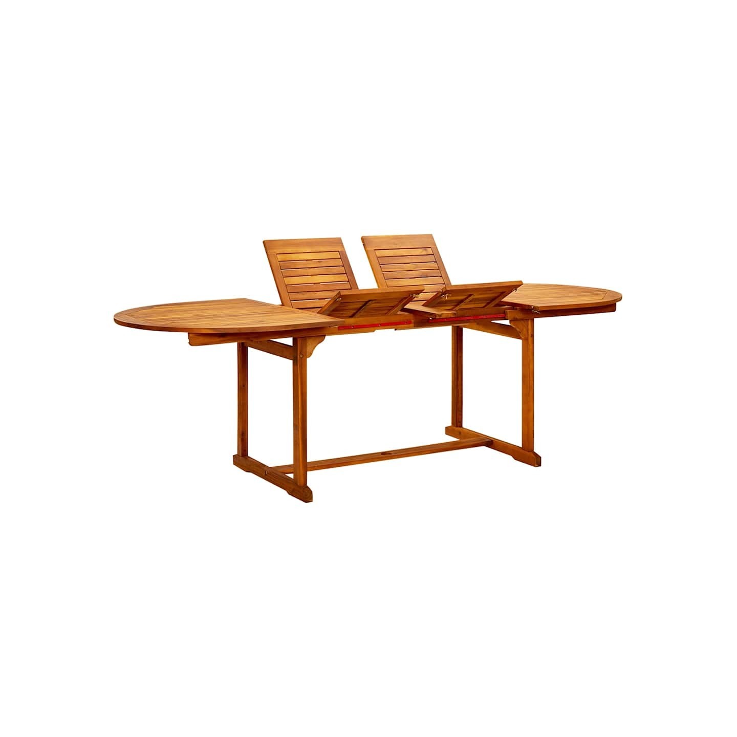 Table à dîner de jardin (160-240)x100x75cm Bois d'acacia massif