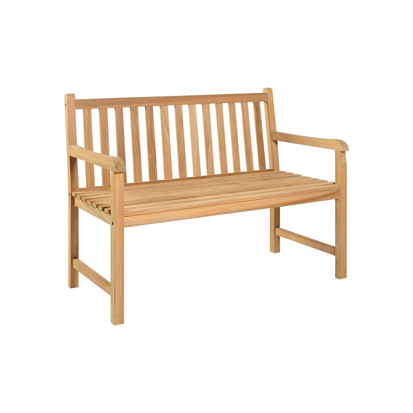 Banc de jardin 114 cm bois de teck solide