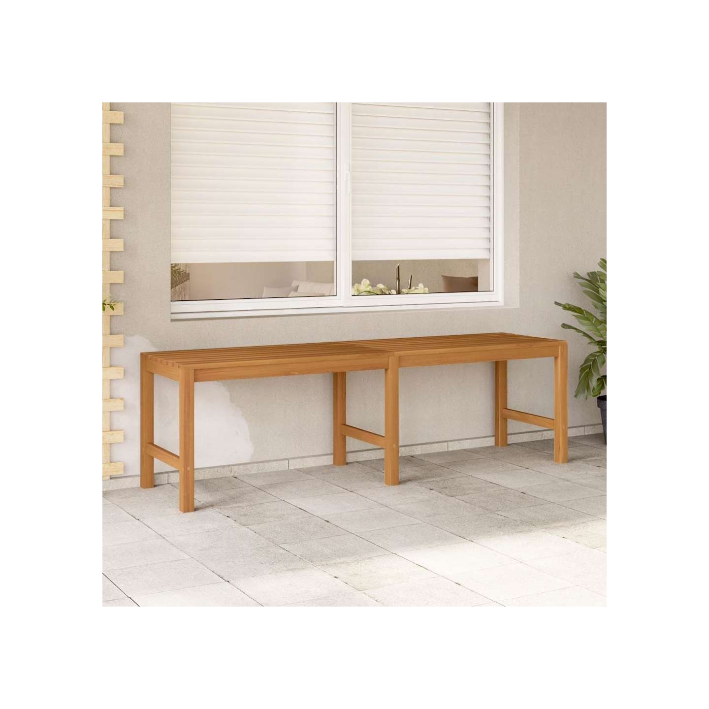 Banc de jardin 150 cm bois de teck massif